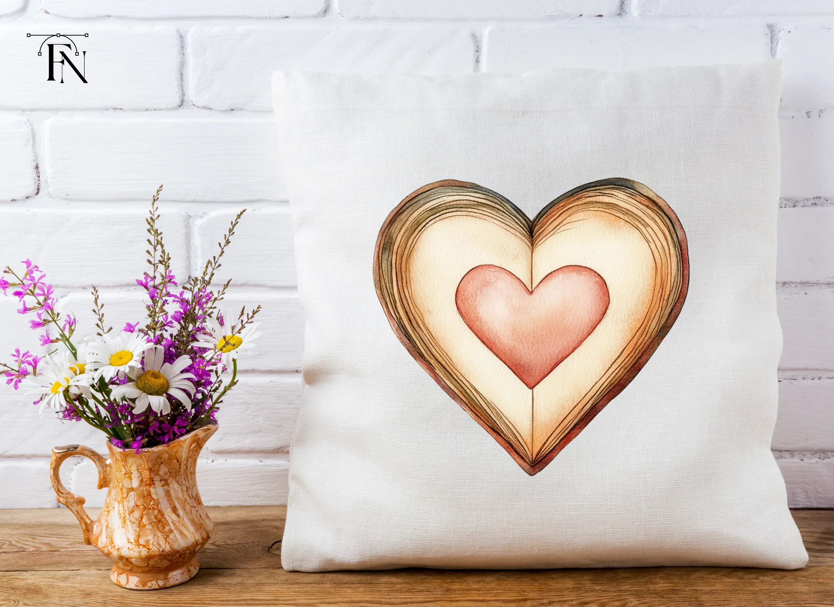 Heart Book Clipart Bundle - Image 3