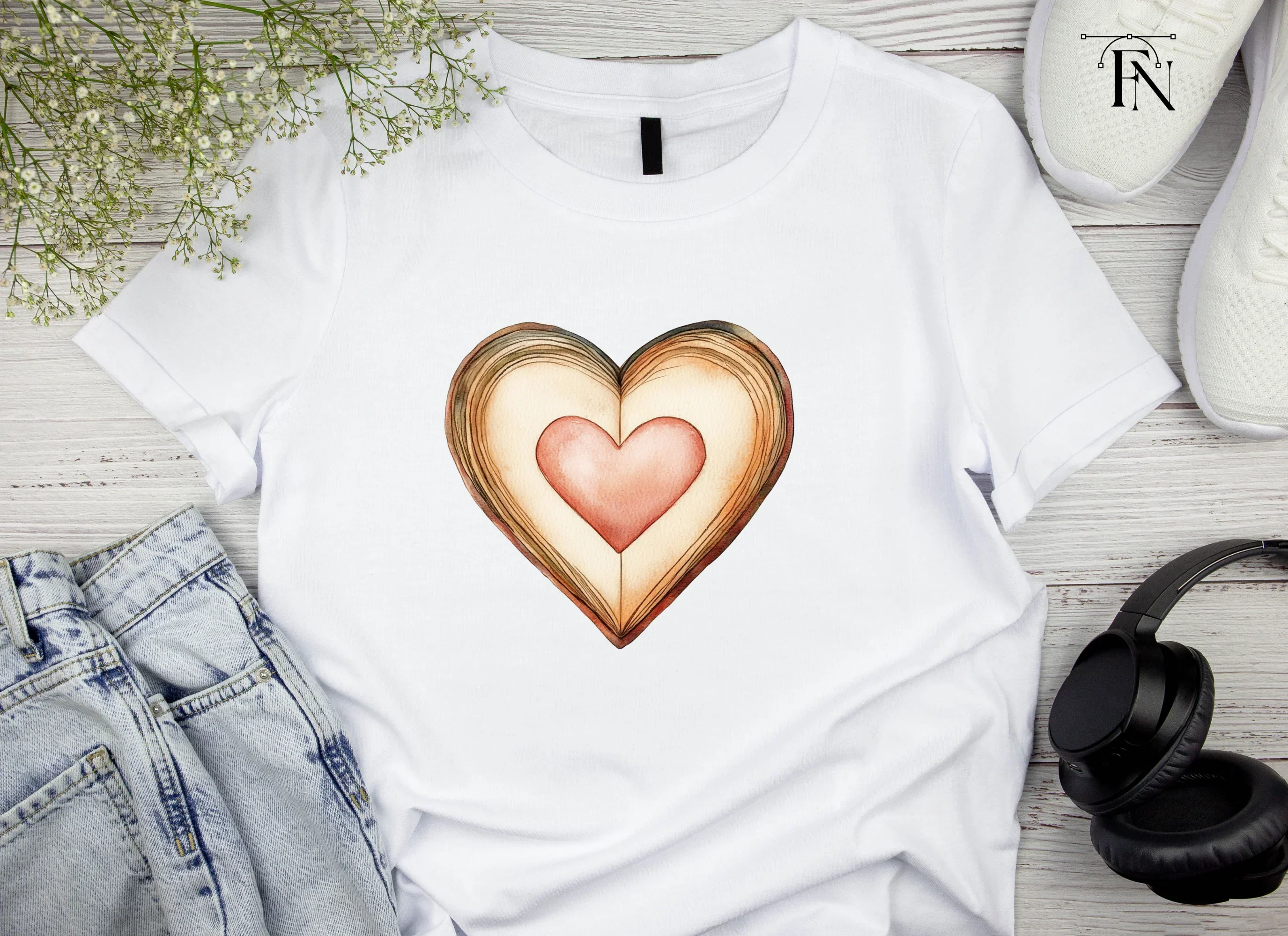 Heart Book Clipart Bundle - Image 5