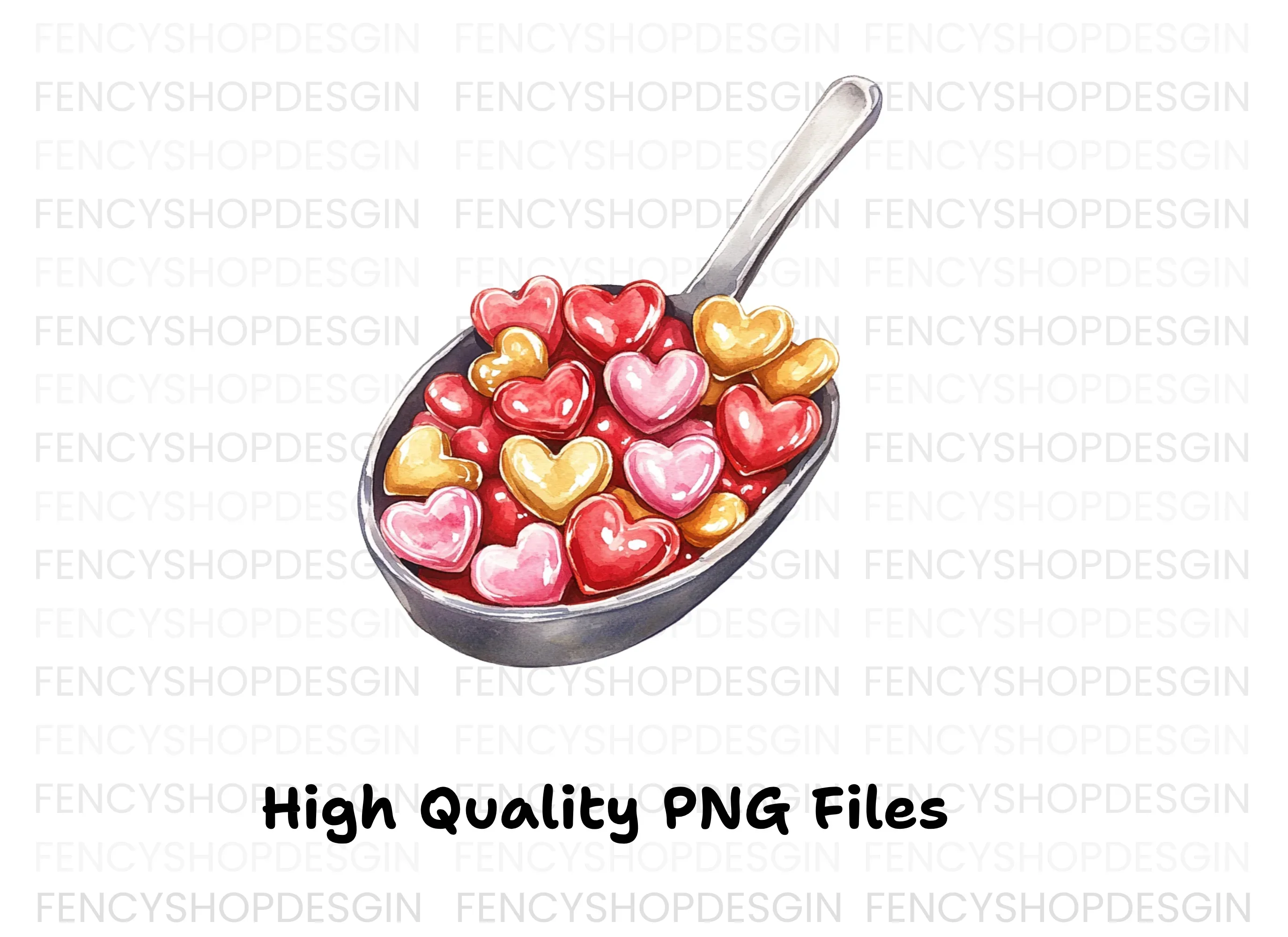 Heart Candies Clipart Bundle - Image 5