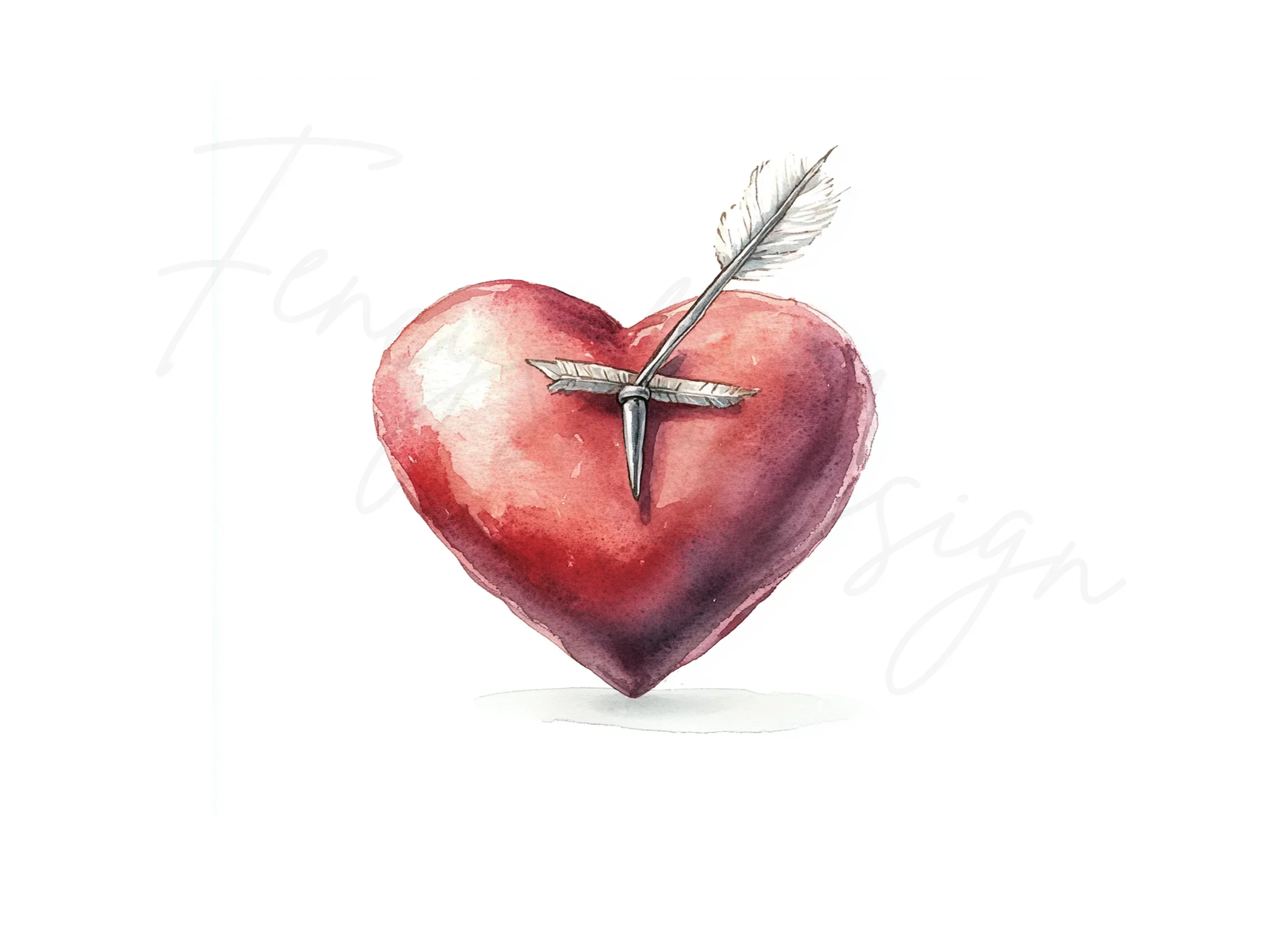 Hearts with Arrows Clipart Bundle - Image 2