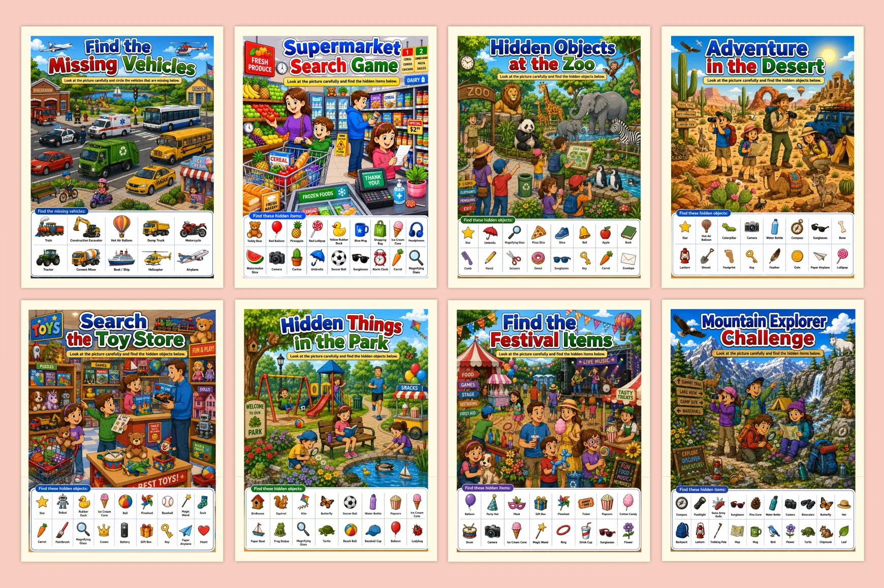 Hidden Objects Activity Journal - Image 3