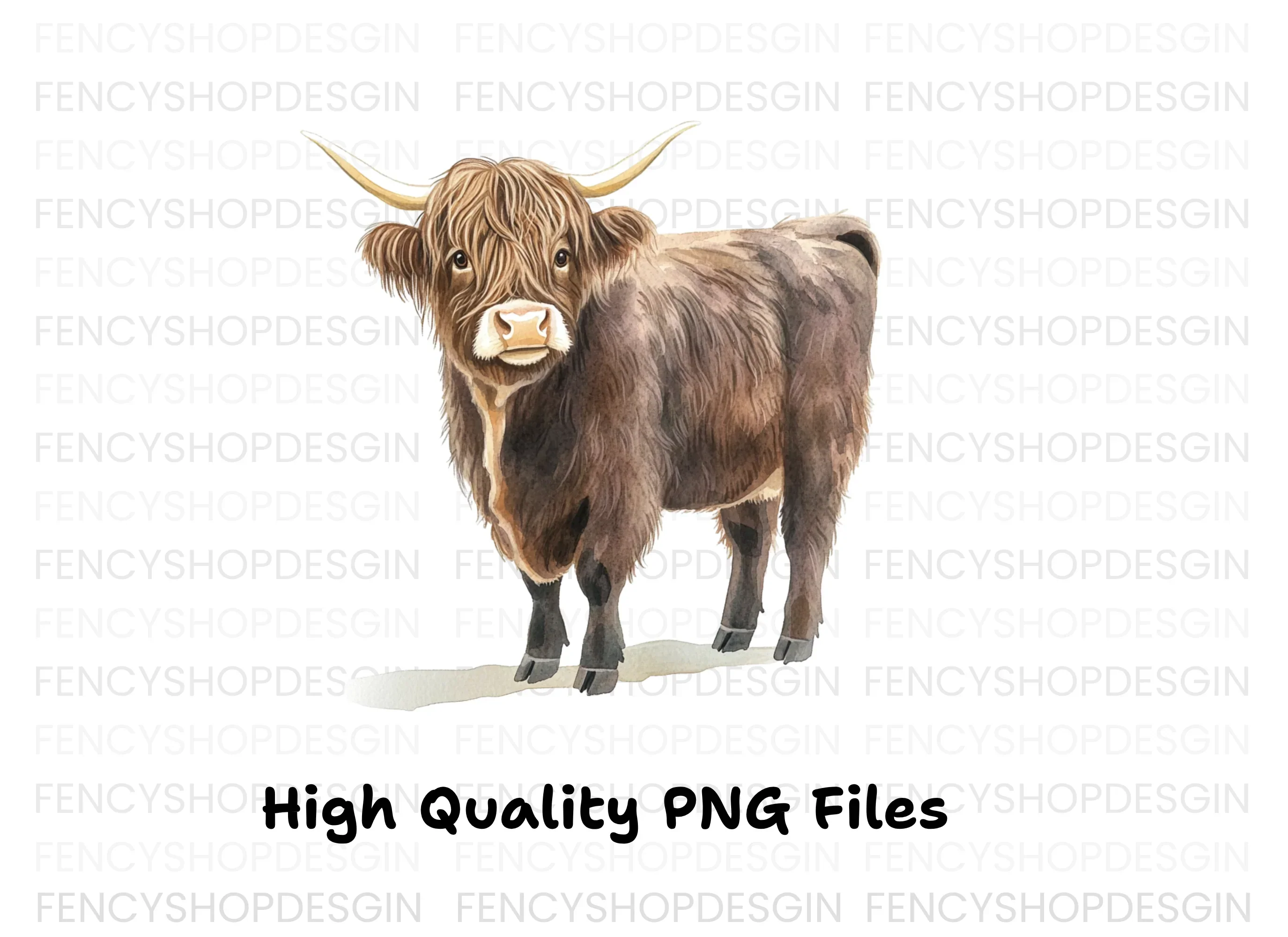 Highland Cow Clipart Bundle - Image 2