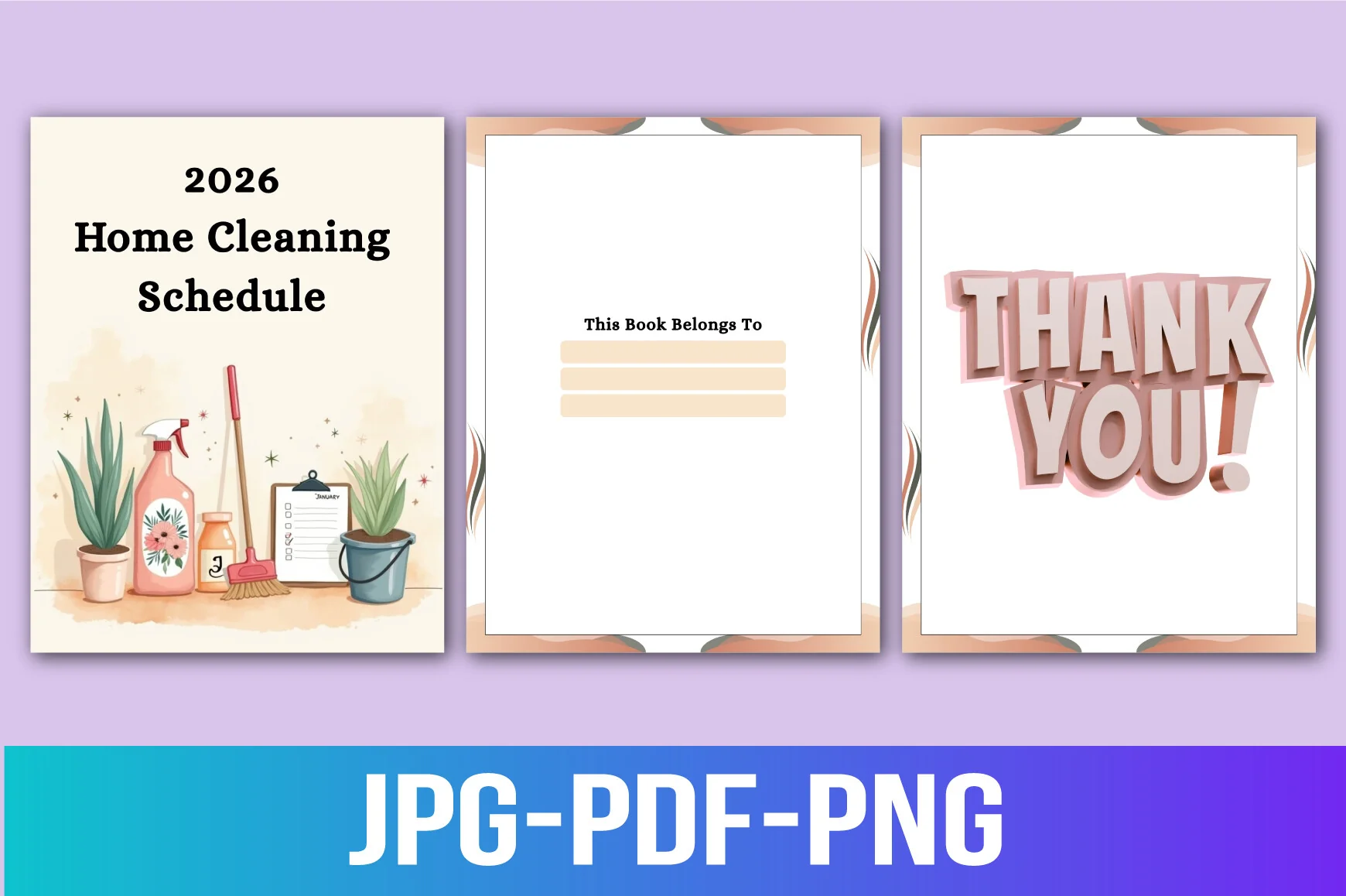 Home Cleaning Schedule Planner - Image 6