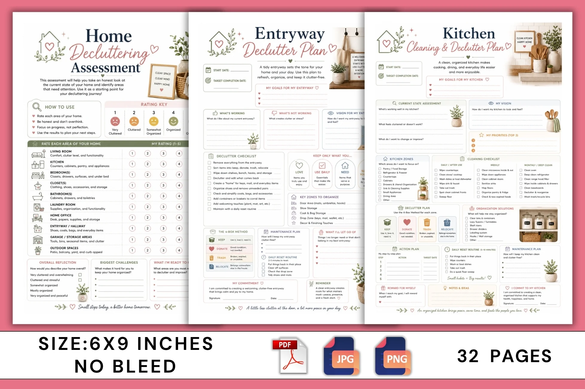 Home Declutter Cleaning Planner - Image 4