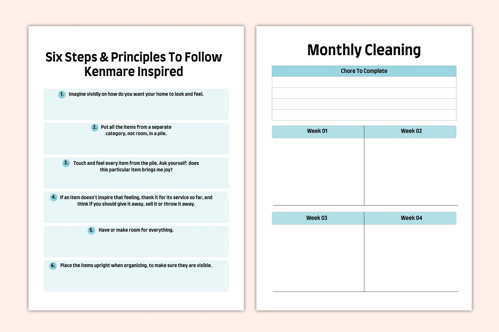 Home Reset Decluttering Planner - Image 2