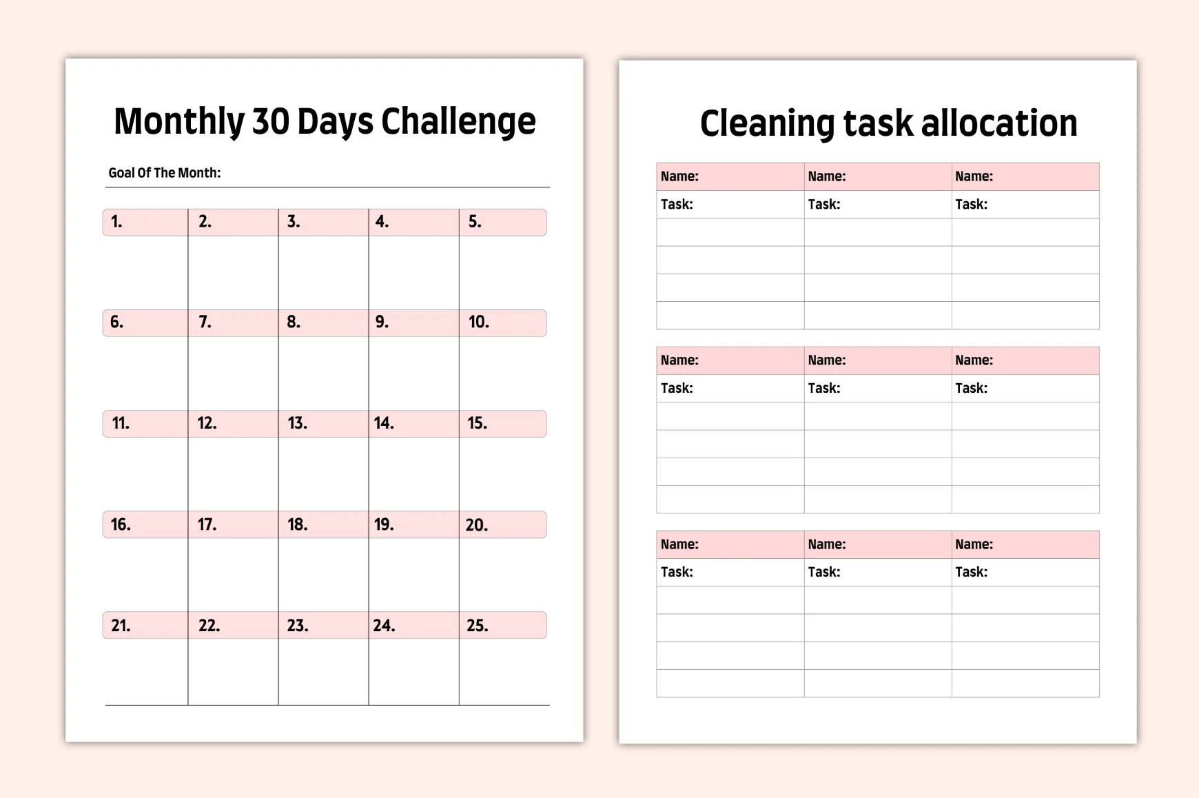 Home Reset Decluttering Planner - Image 3