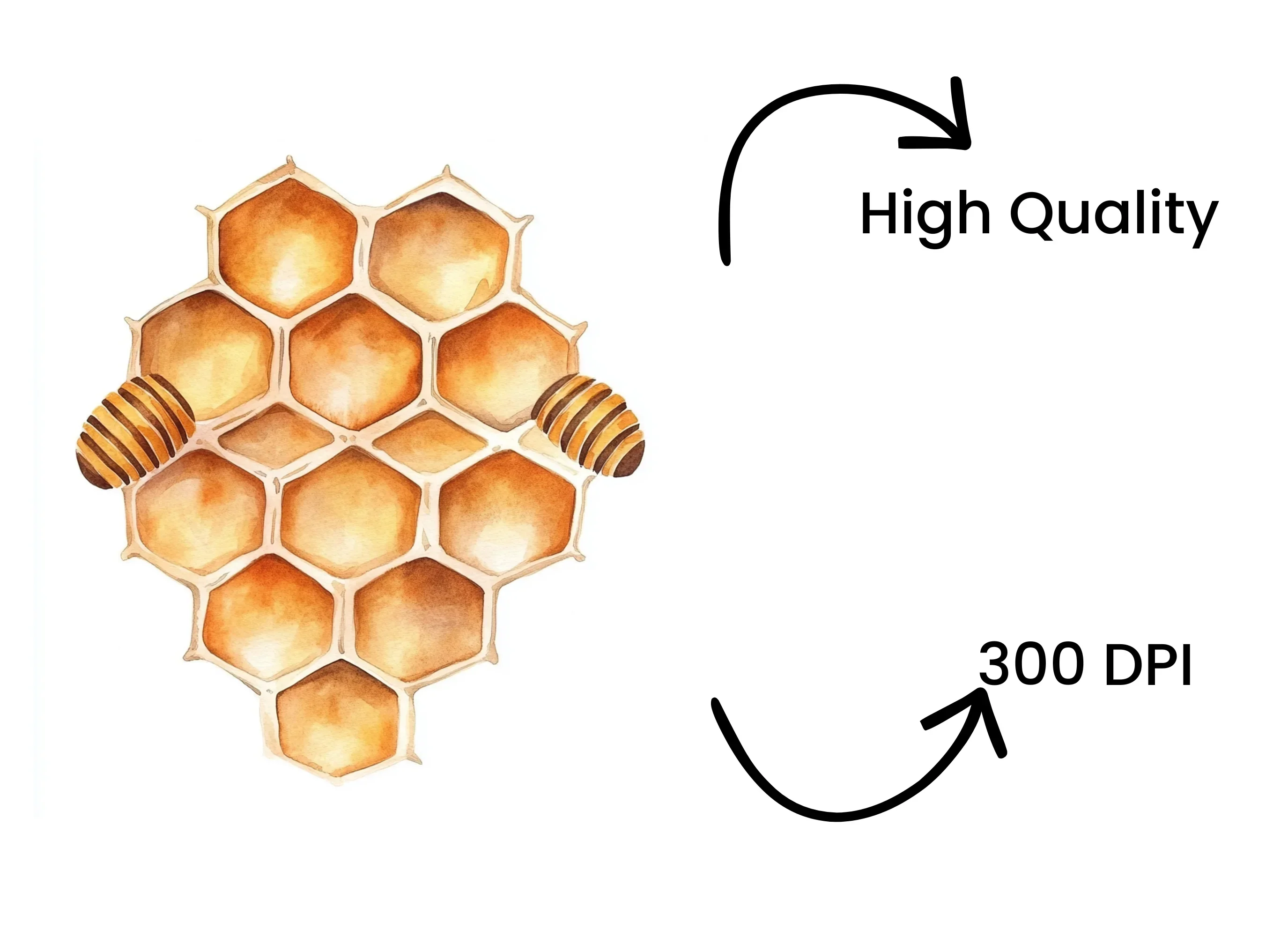 Honeycomb Clipart Bundle - Image 4