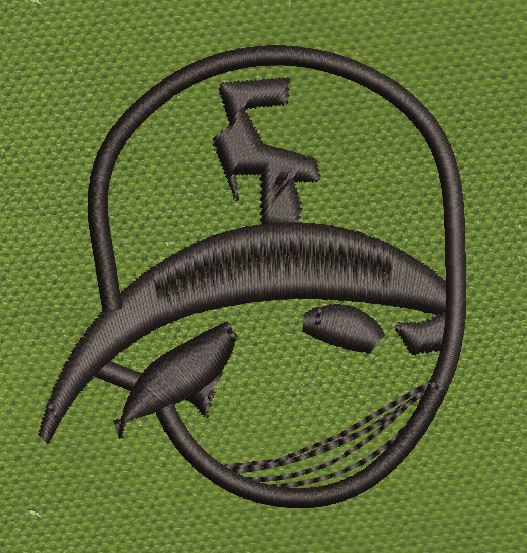 Hook & Crest Embroidery Design
