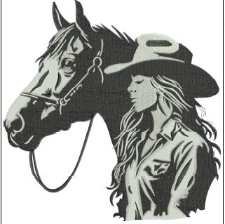 Horse Embroidery Design