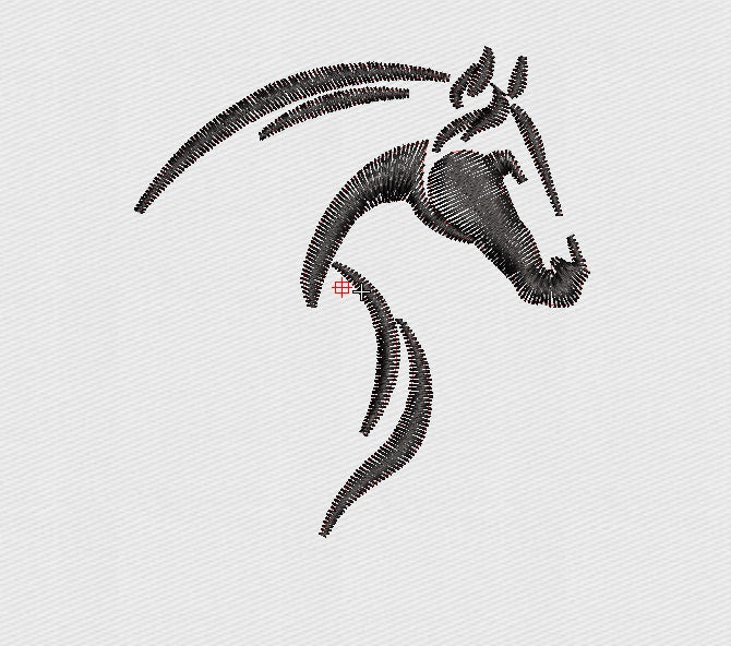 Horse Embroidery Design