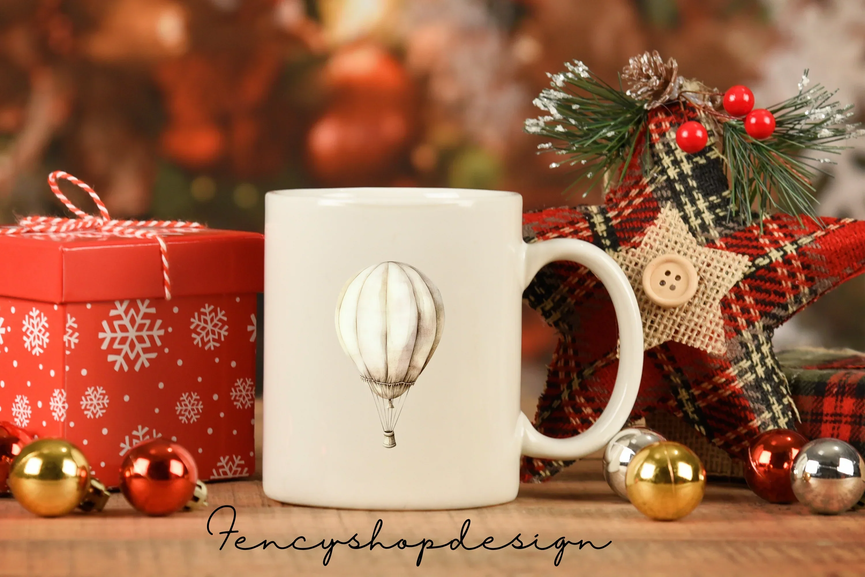Hot Air Balloon Clipart Bundle - Image 3