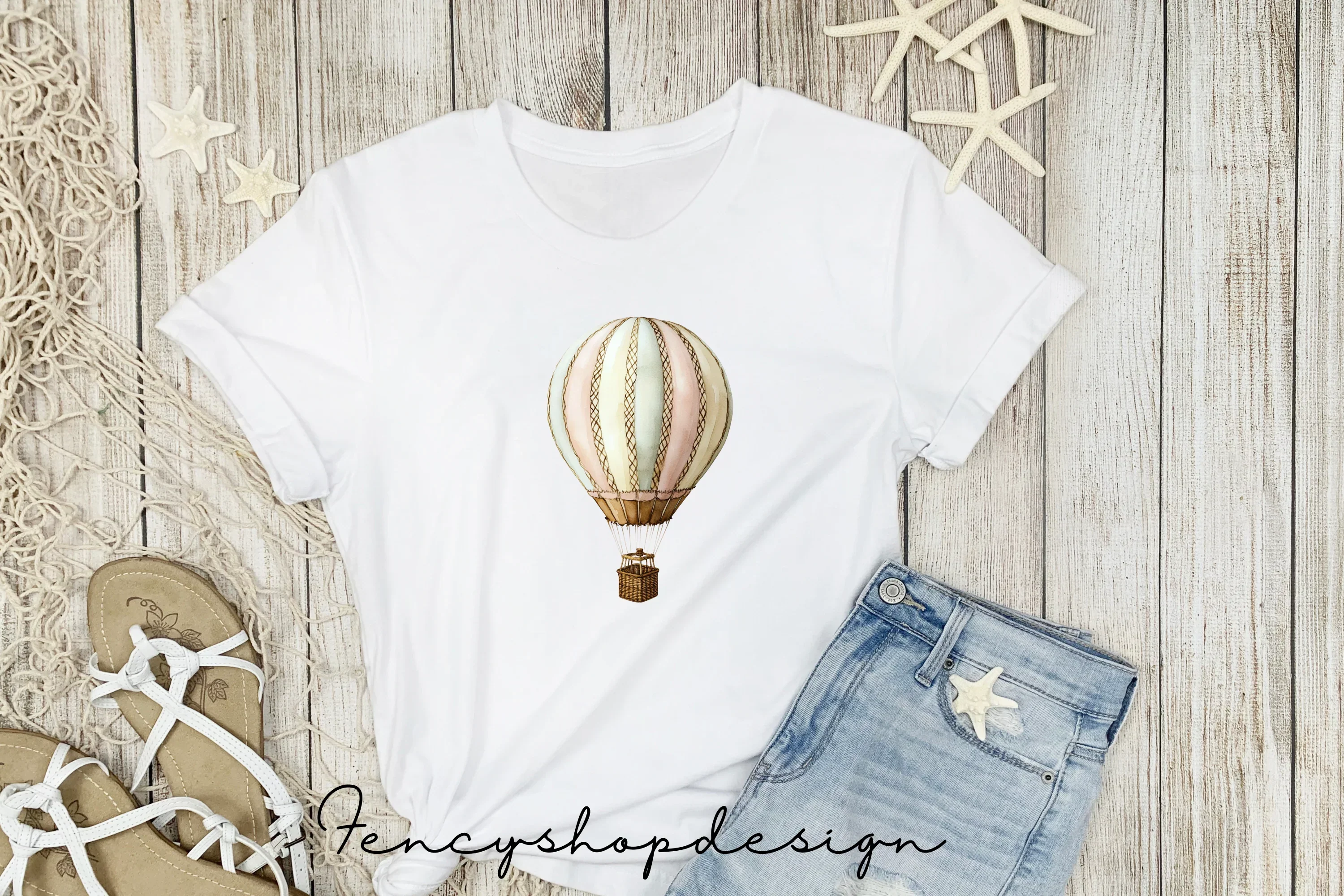 Hot Air Balloon Clipart Bundle - Image 4