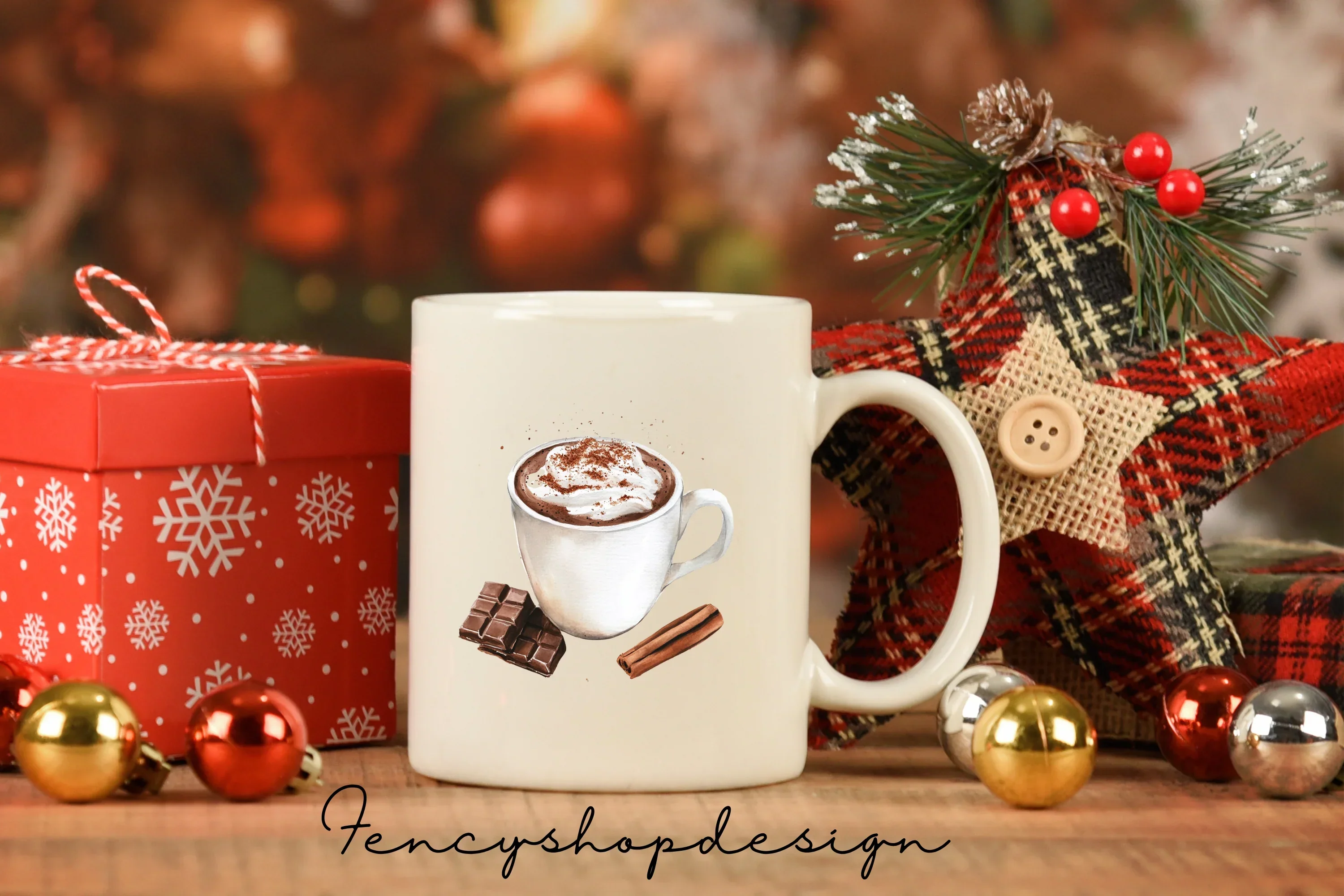 Hot Chocolate Clipart Bundle - Image 7