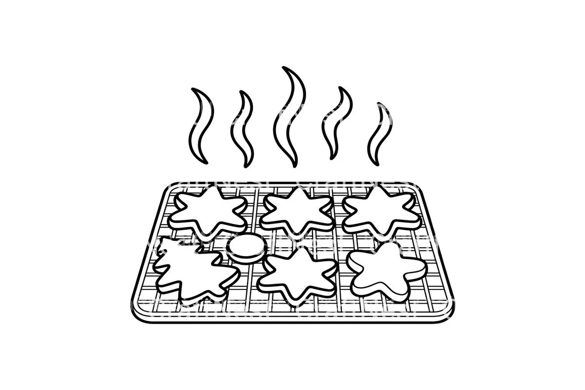 Hot Cookies and Patties Grilling Coloring Books - Image 3