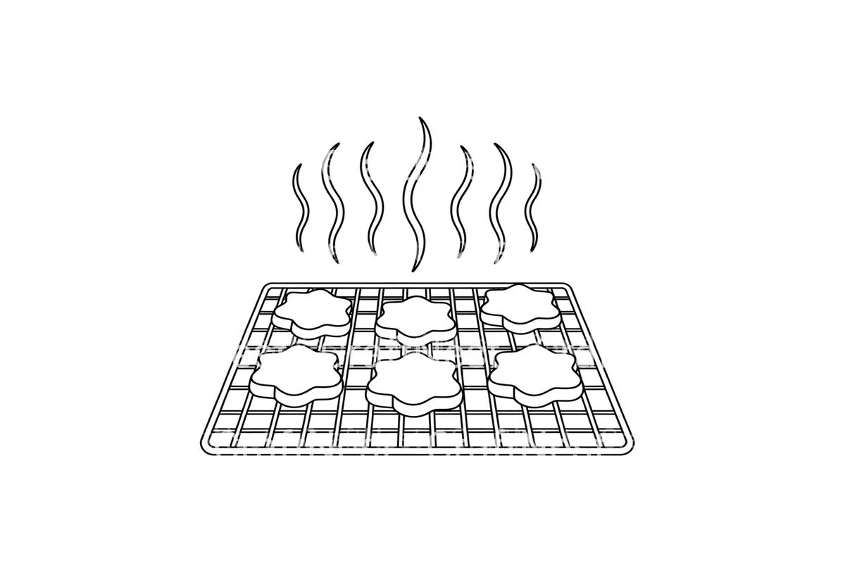 Hot Cookies and Patties Grilling Coloring Books - Image 4
