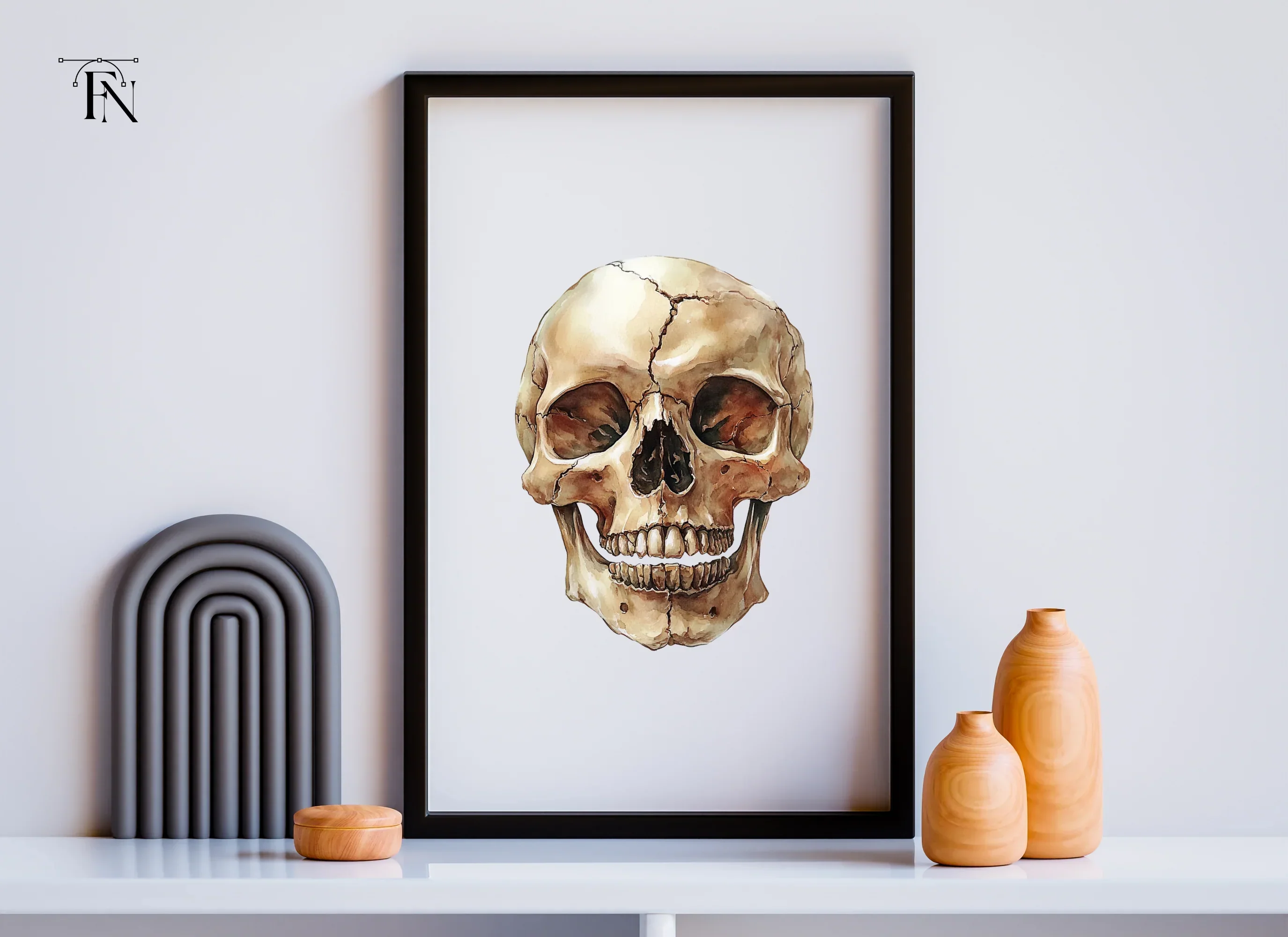 Human Skull Clipart Bundle - Image 6
