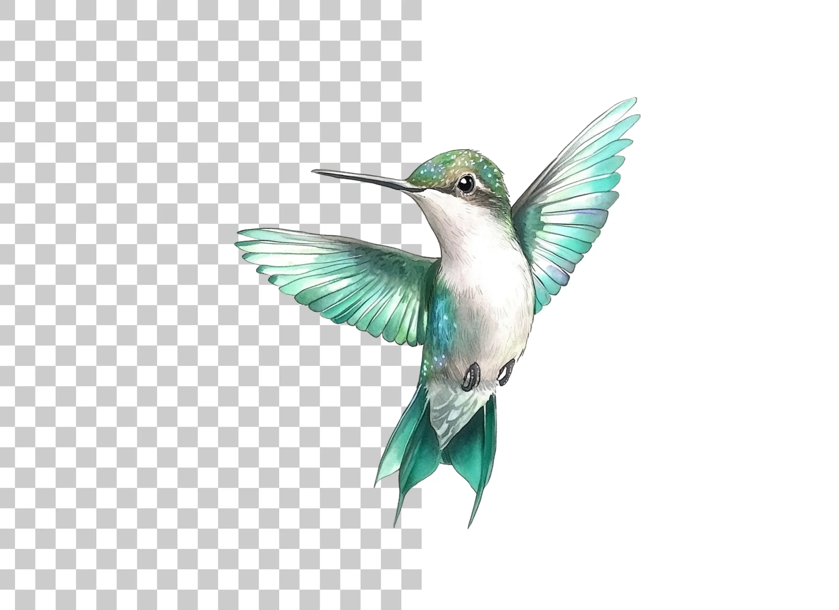 Hummingbird Clipart Bundle - Image 2