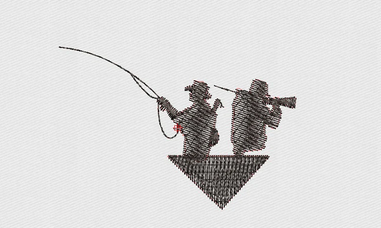 Hunter Embroidery Design