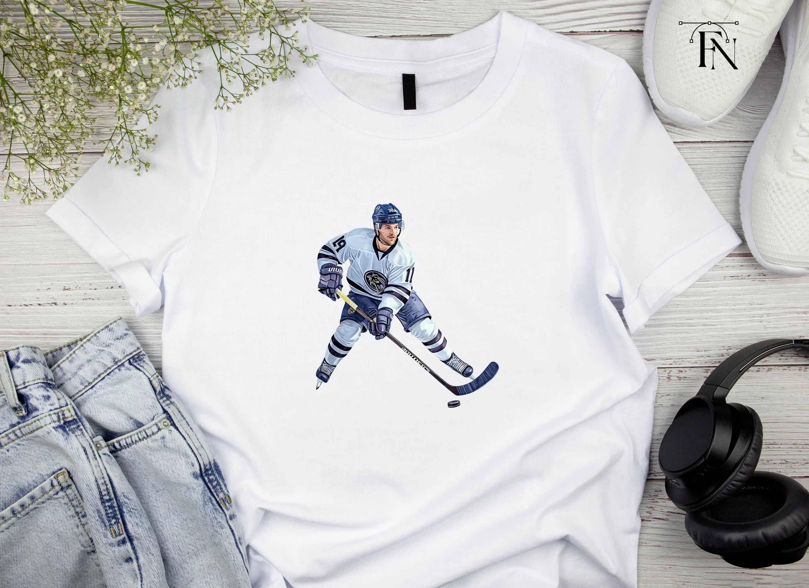 Ice Hockey Action Figures Clipart Bundle - Image 4