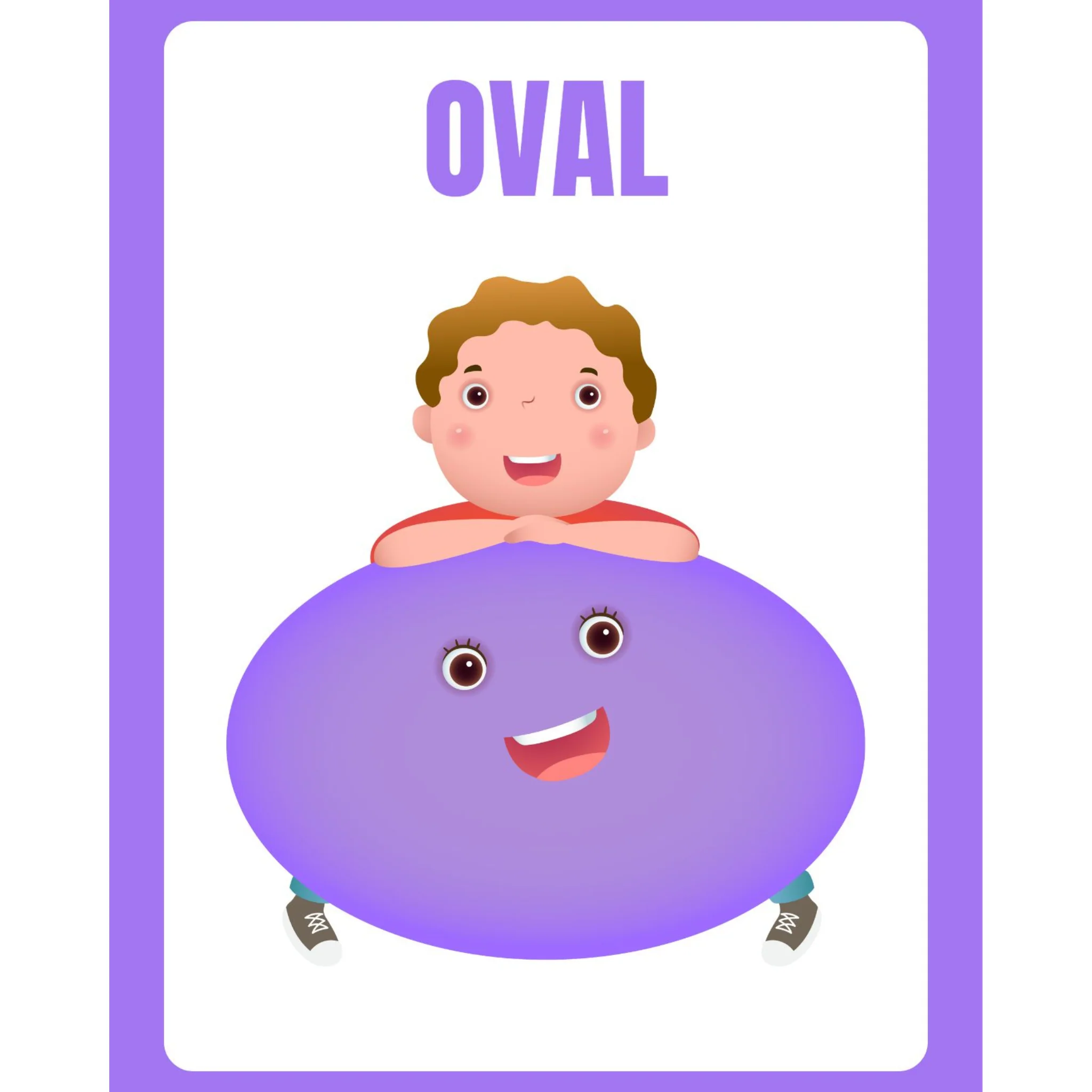 Illustrated Shapes Flashcards - Image 3