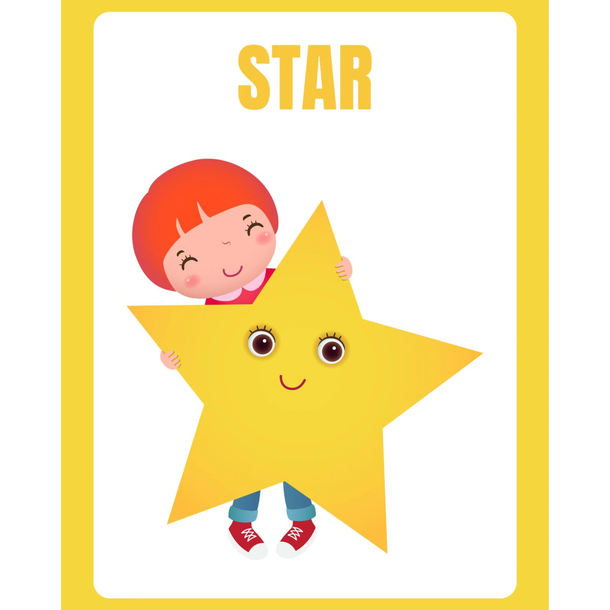 Illustrated Shapes Flashcards - Image 4