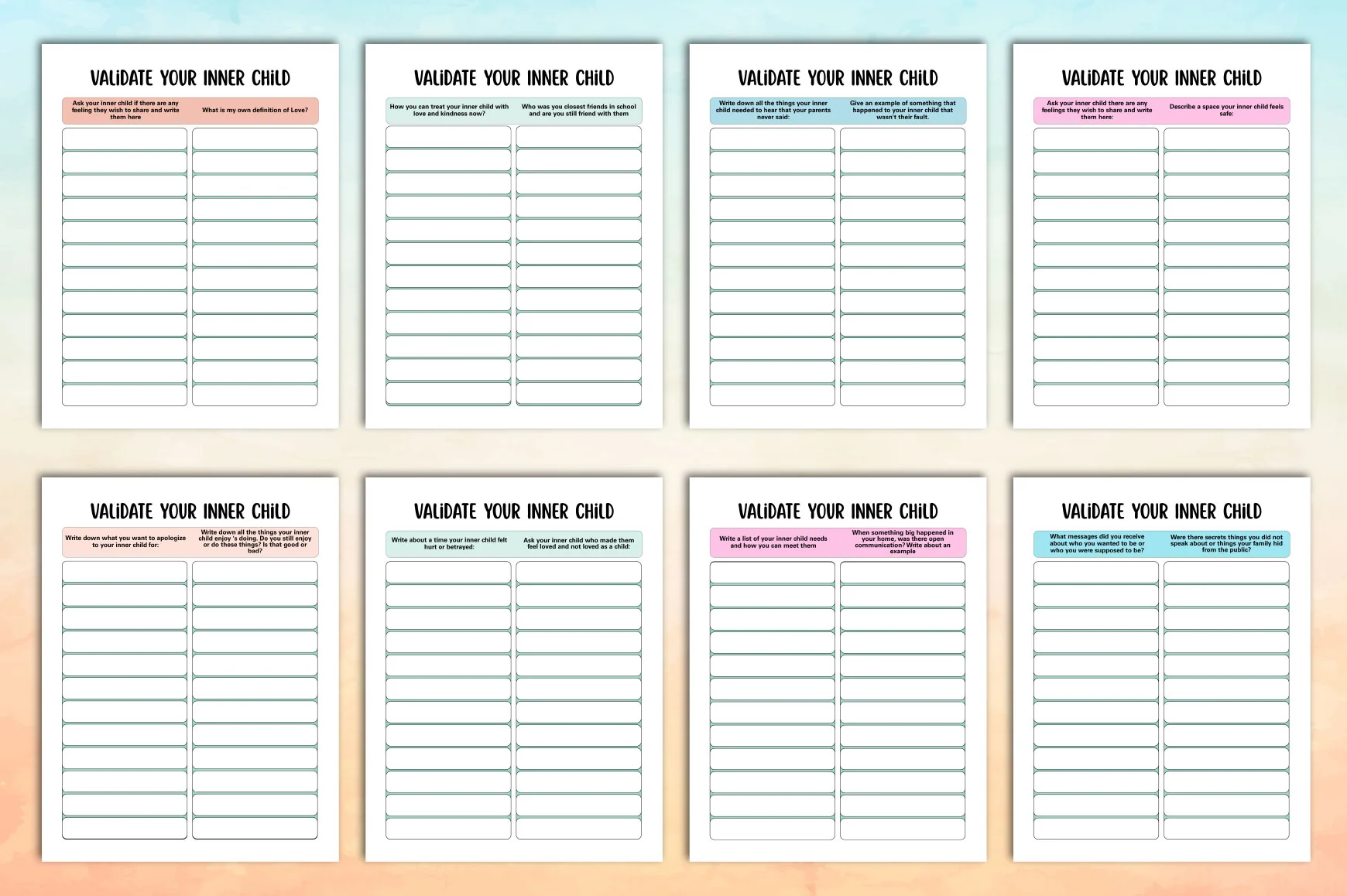 Inner Child Workbook for Personal Growth - Image 3