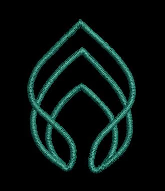 Interlocking Petal Symmetry Embroidery Design