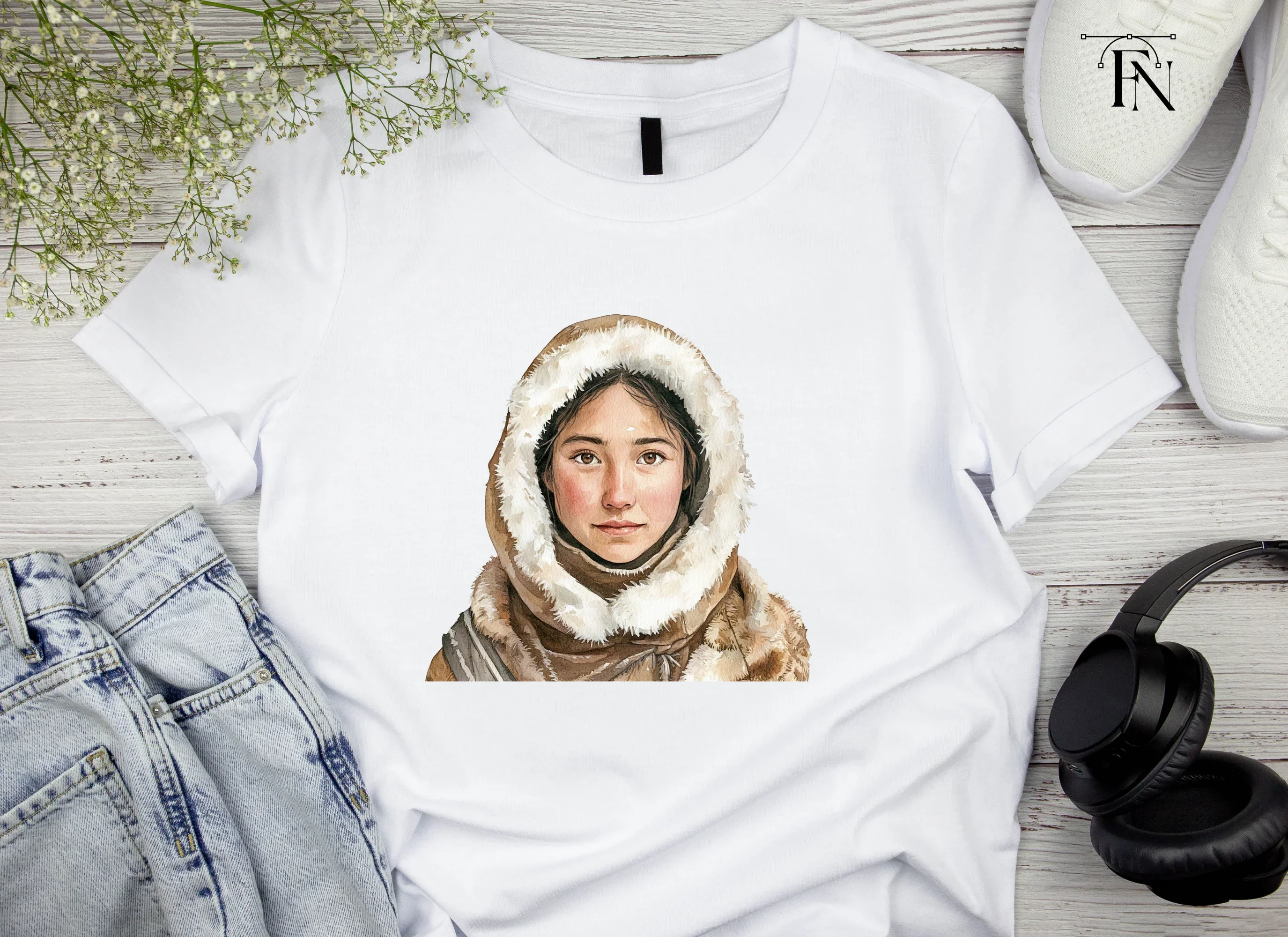 Inuit Children Clipart Bundle - Image 4