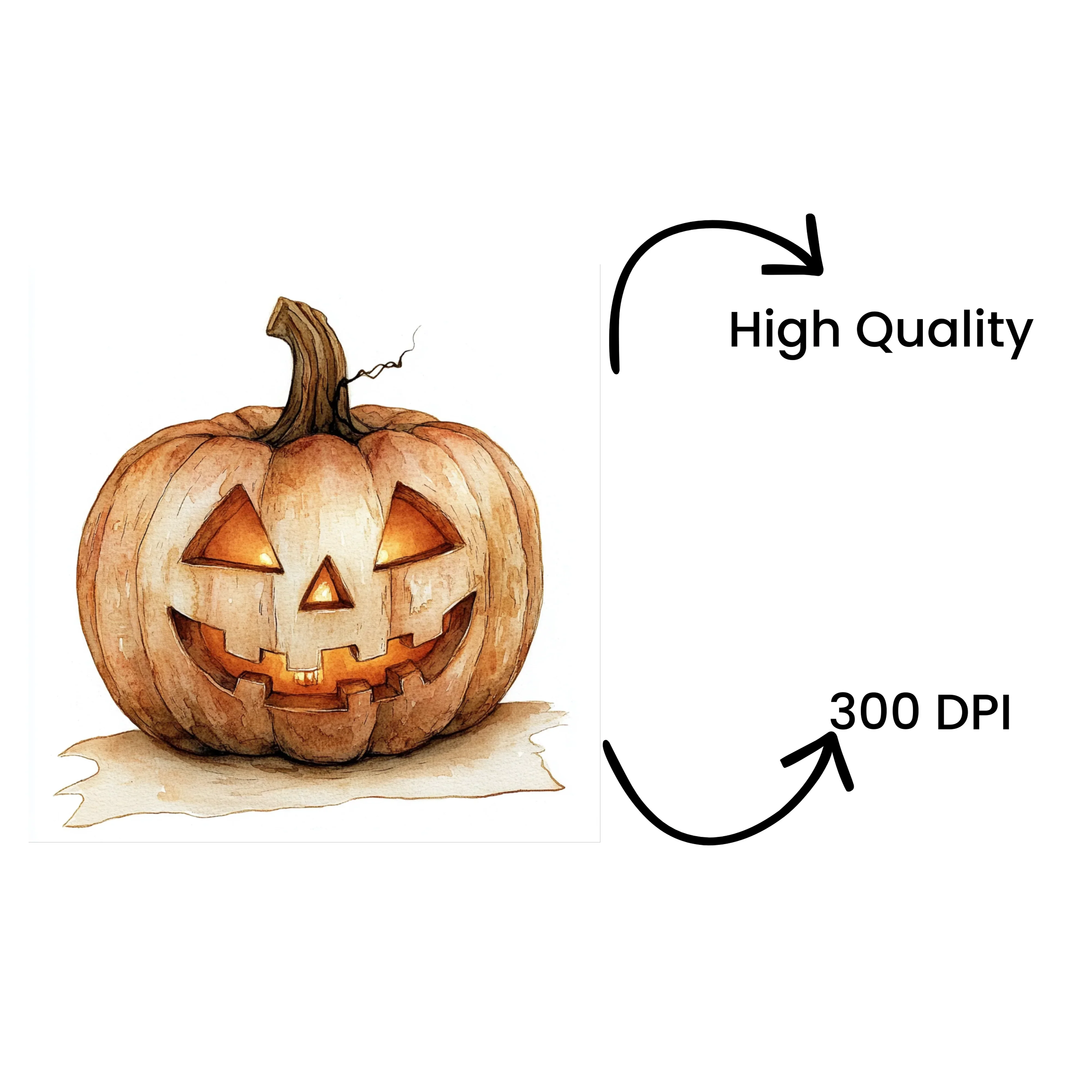 Jack Lantern Clipart Bundle - Image 4