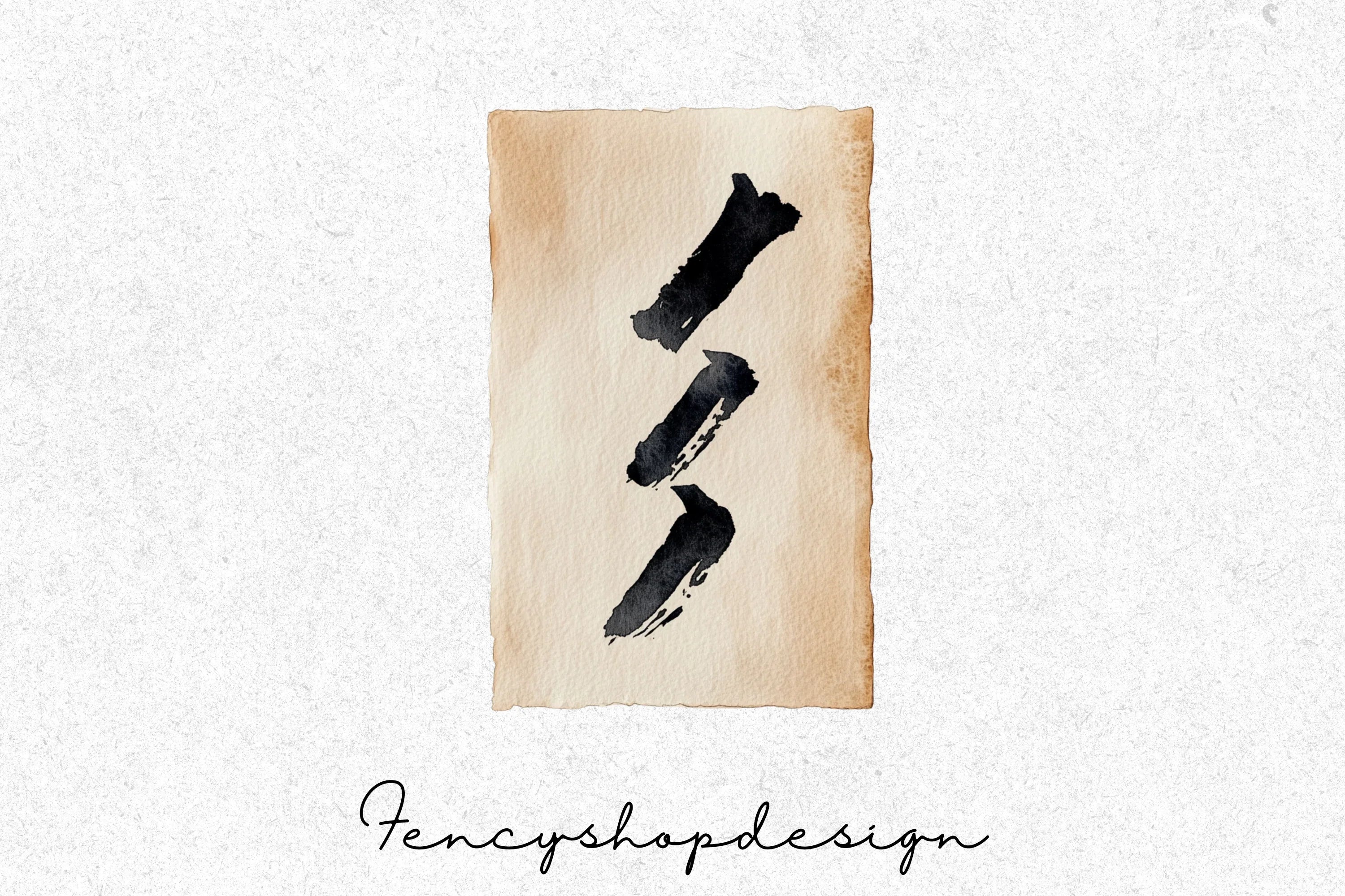 Japanese Calligraphy Clipart Bundle - Image 4