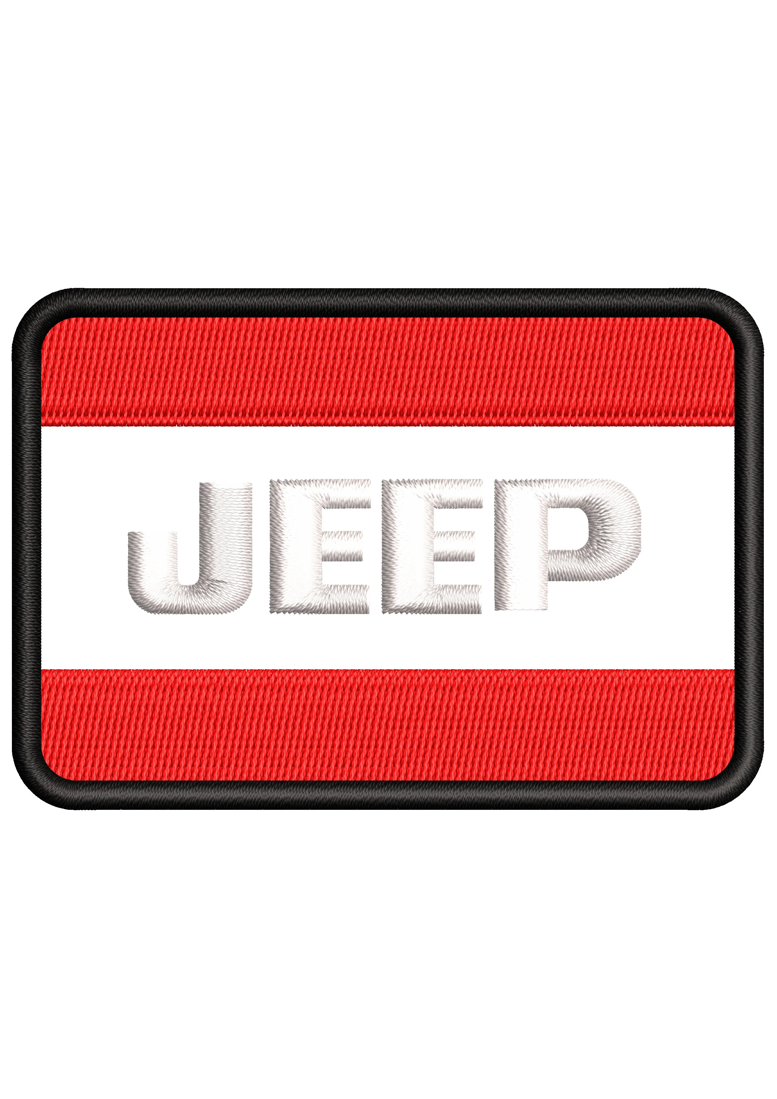 Jeep Flag Embroidery Design