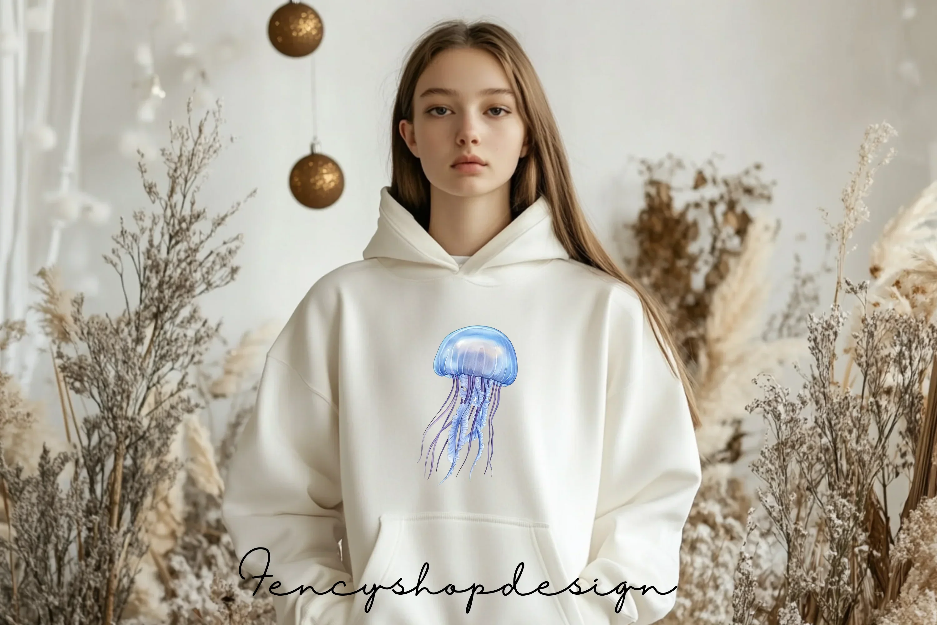 Jellyfish Ocean Clipart Bundle - Image 5