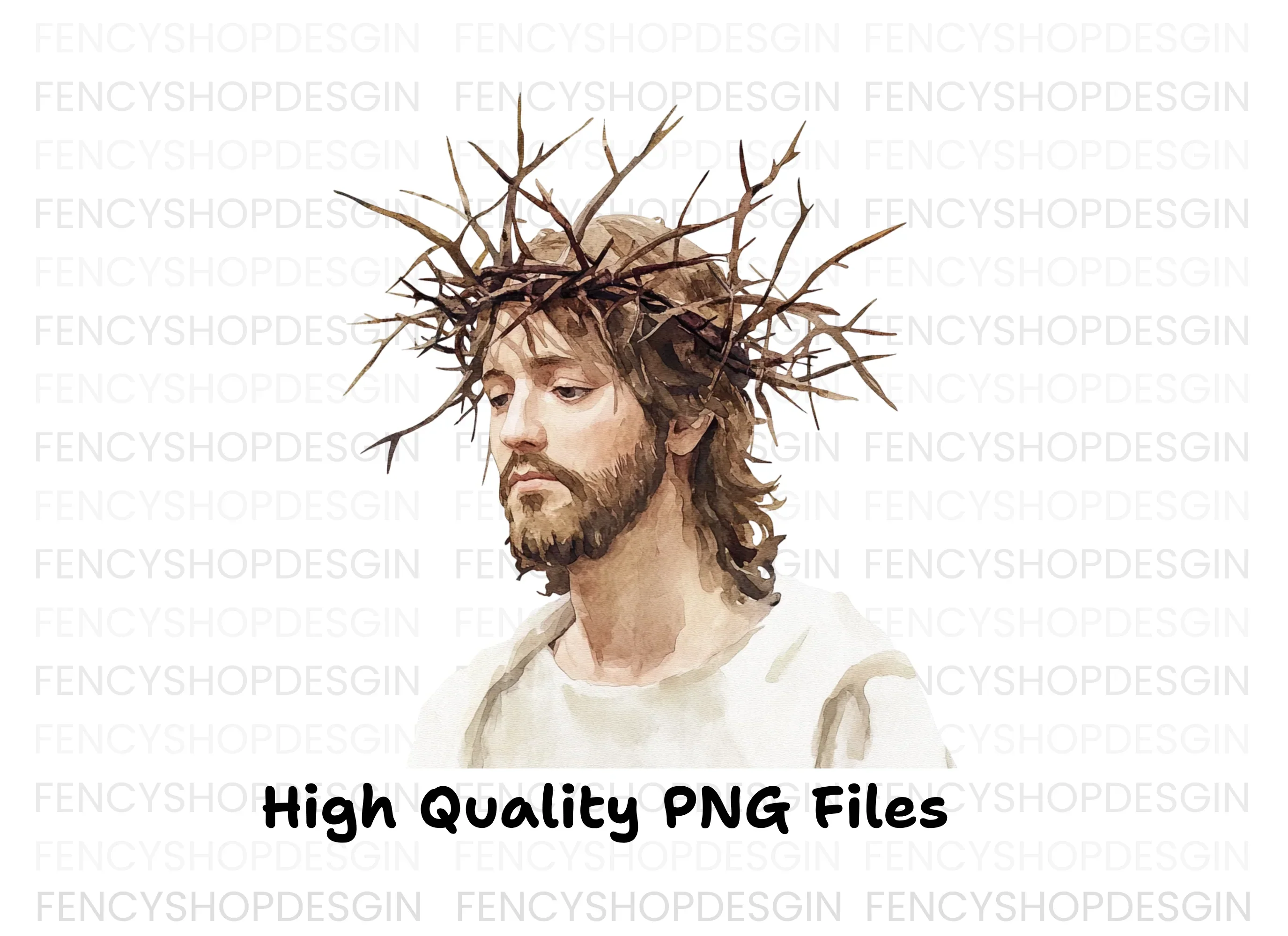 Jesus Christ Crown of Thorns Clipart Bundle - Image 3
