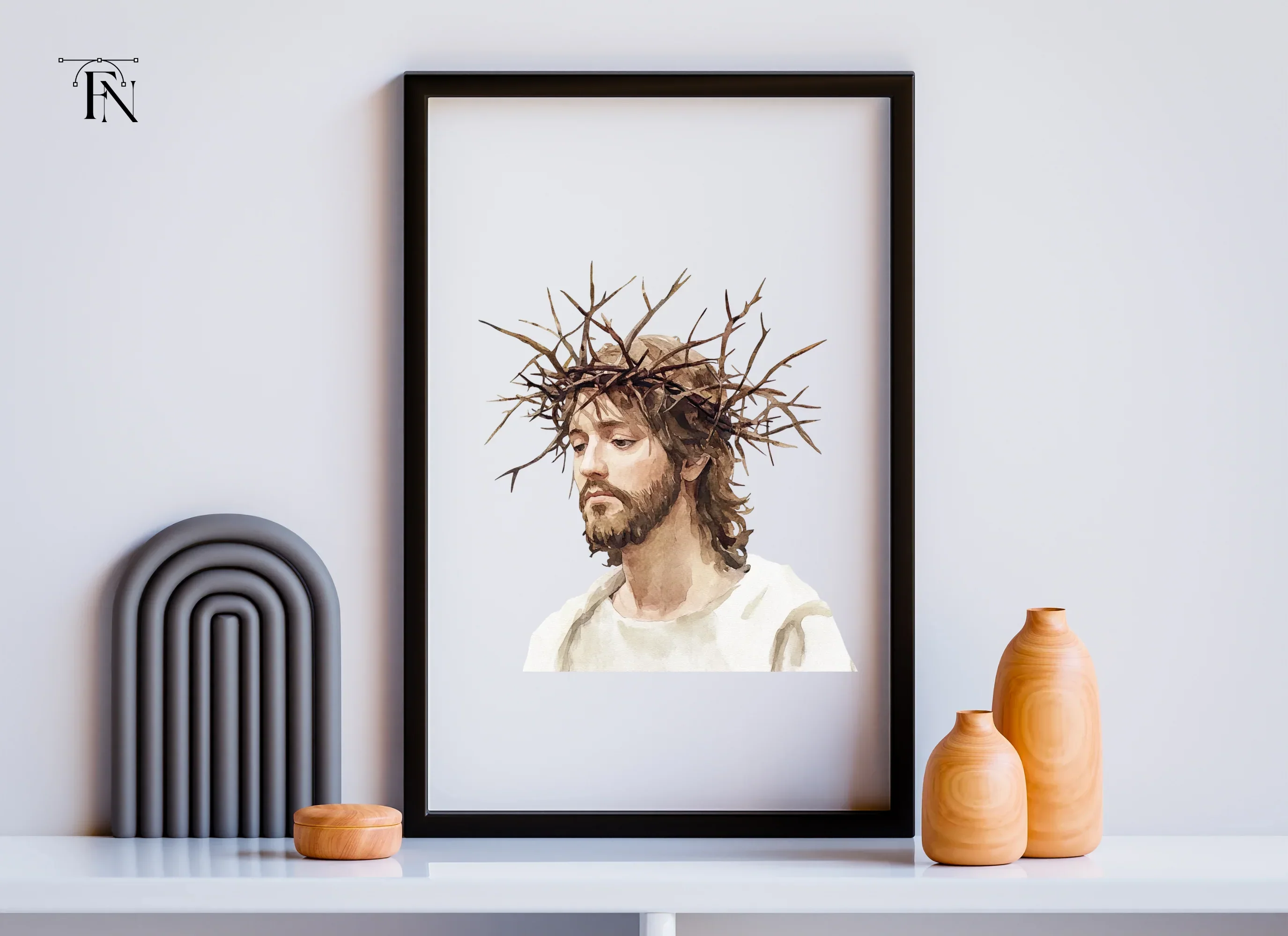 Jesus Christ Crown of Thorns Clipart Bundle - Image 6