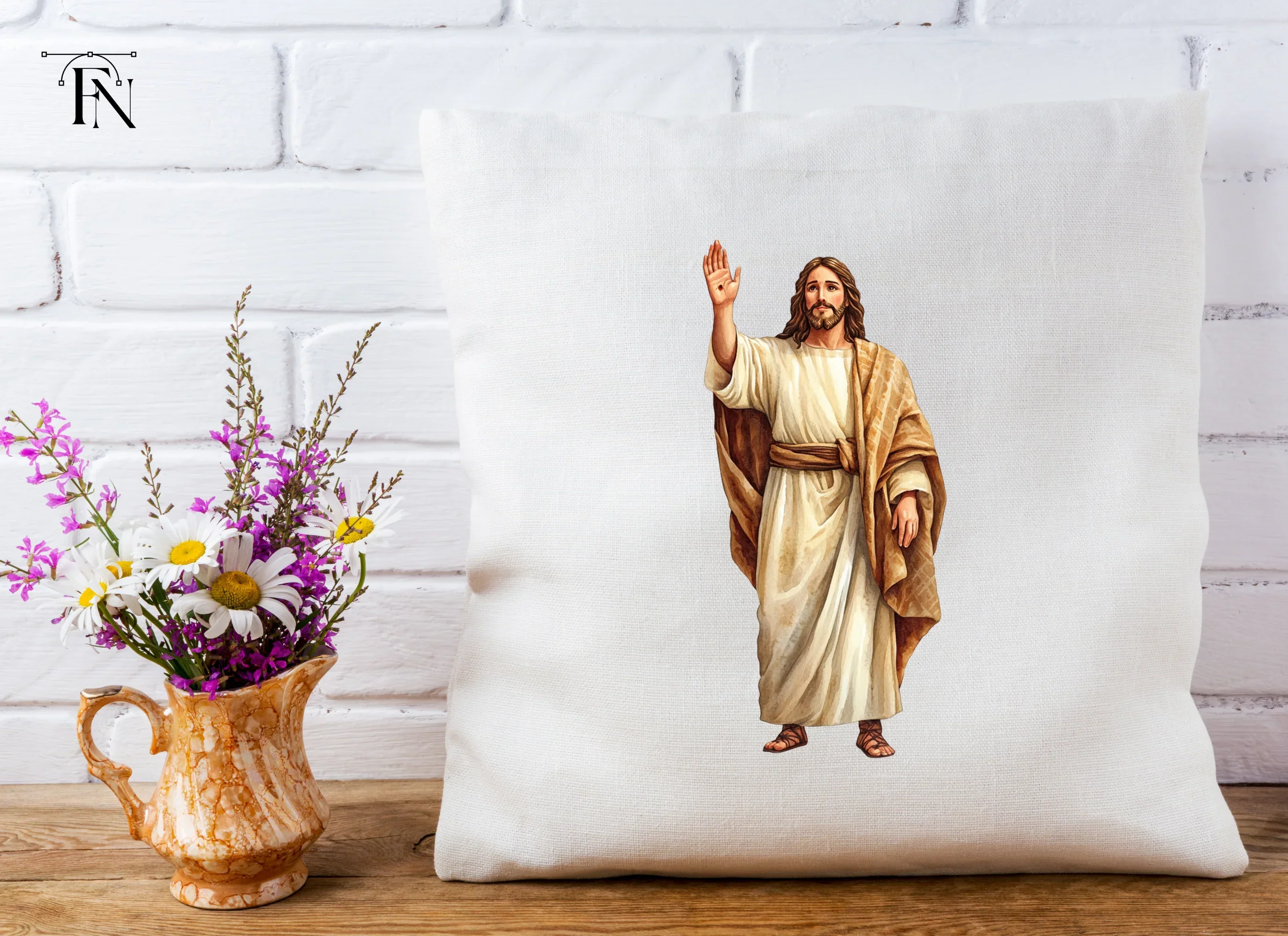 Jesus Waving and Blessing Clipart Bundle - Image 5
