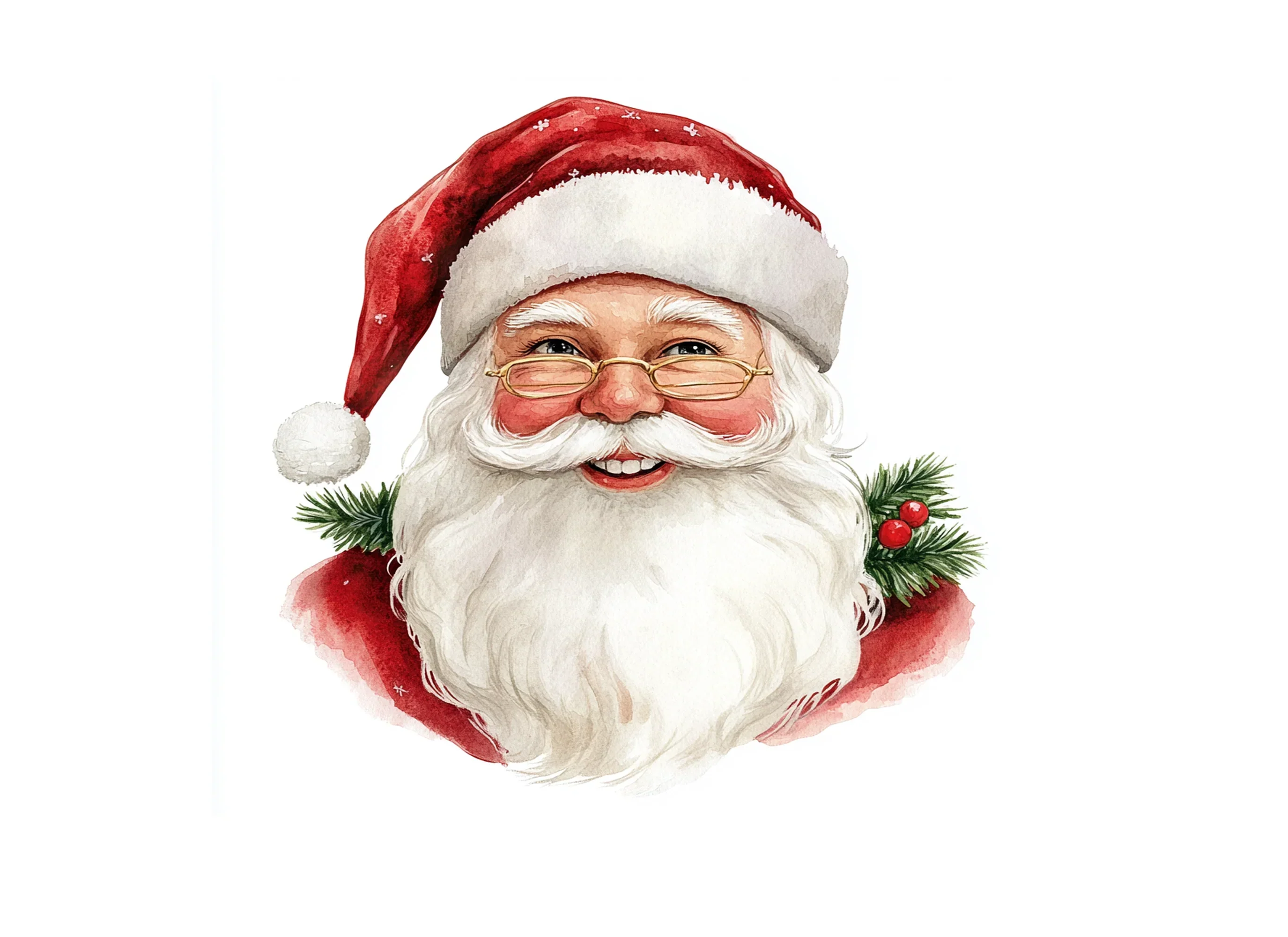 Jolly Santa Claus Clipart Bundle - Image 2