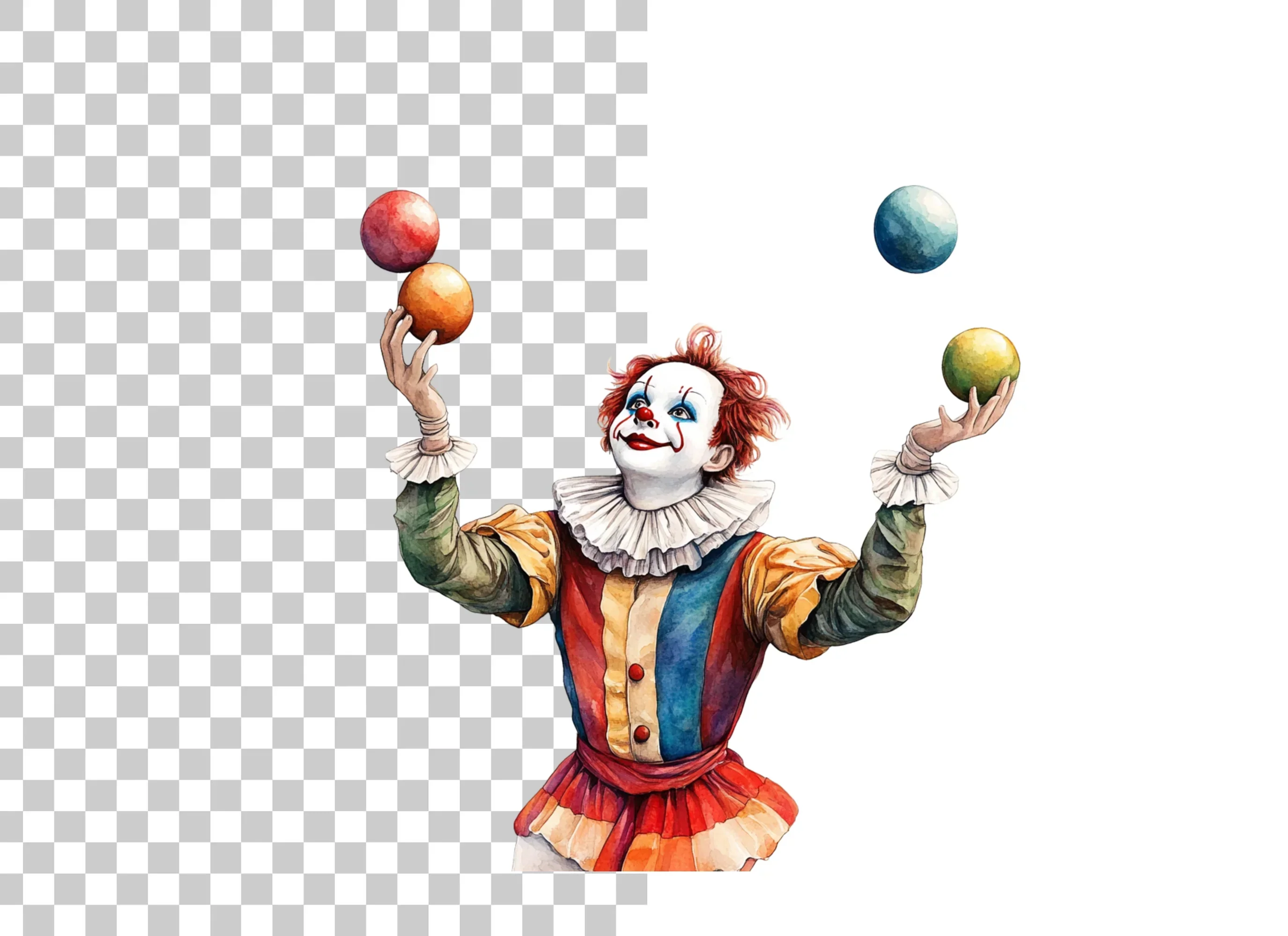 Juggling Clowns Clipart Bundle - Image 2