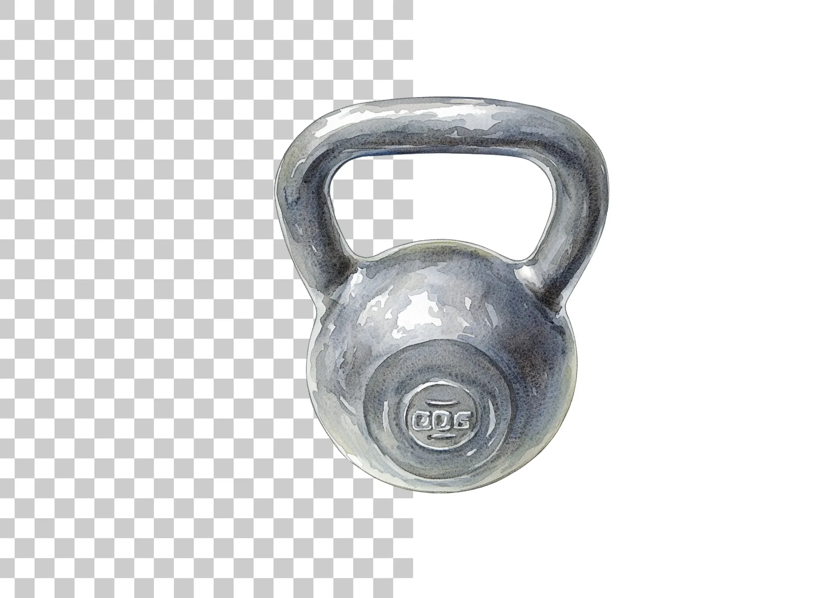 Kettlebell Workout Clipart Bundle - Image 2
