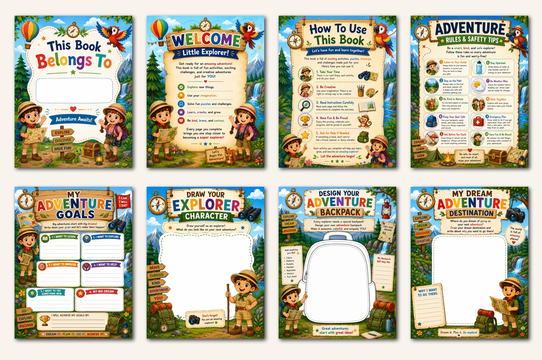 Kids Adventure Activity Book - Image 2