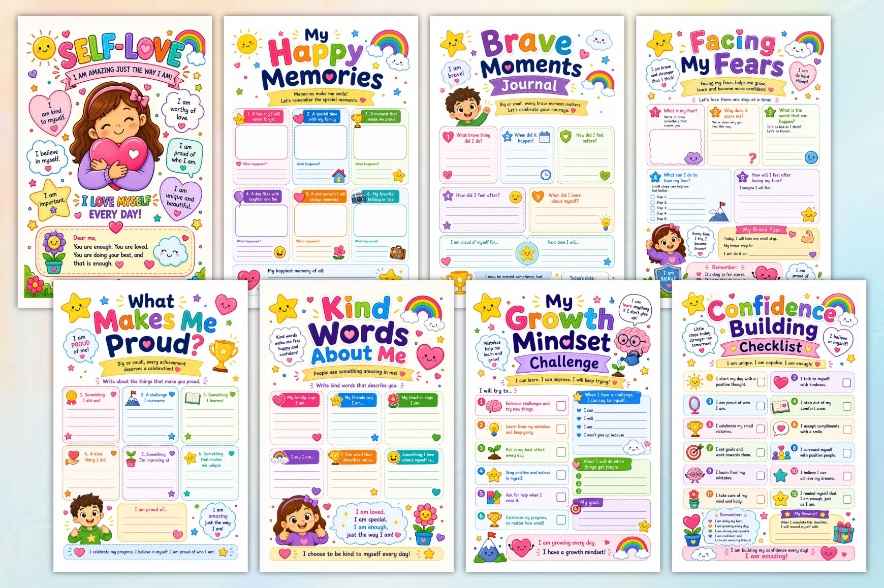 Kids Confidence And Self Worth Workbook - Image 2