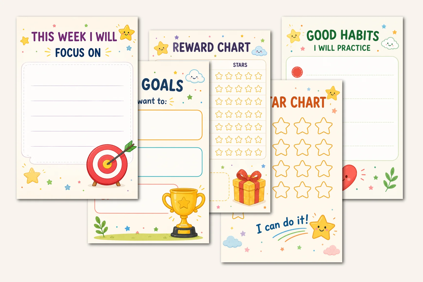 Kids Daily Routine Responsibility Chart - Image 3
