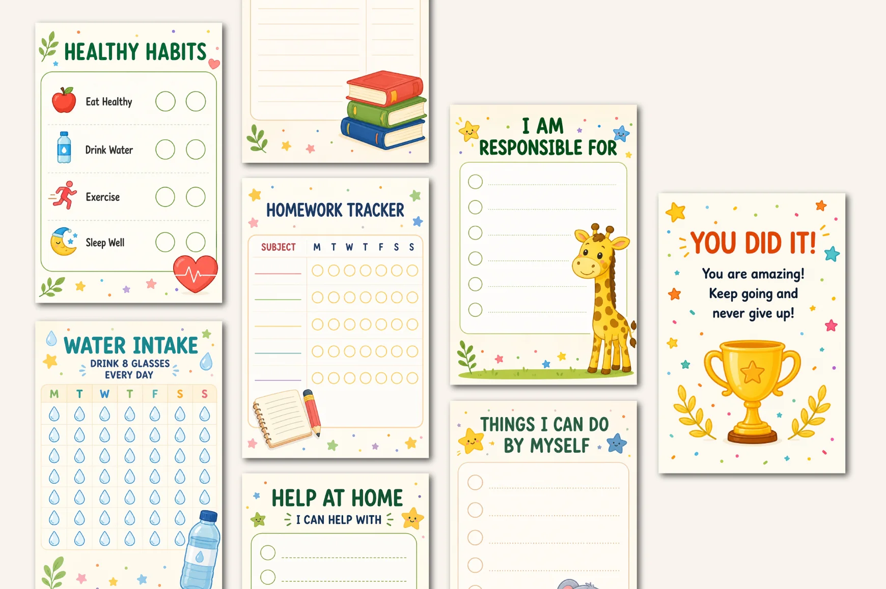 Kids Daily Routine Responsibility Chart - Image 4