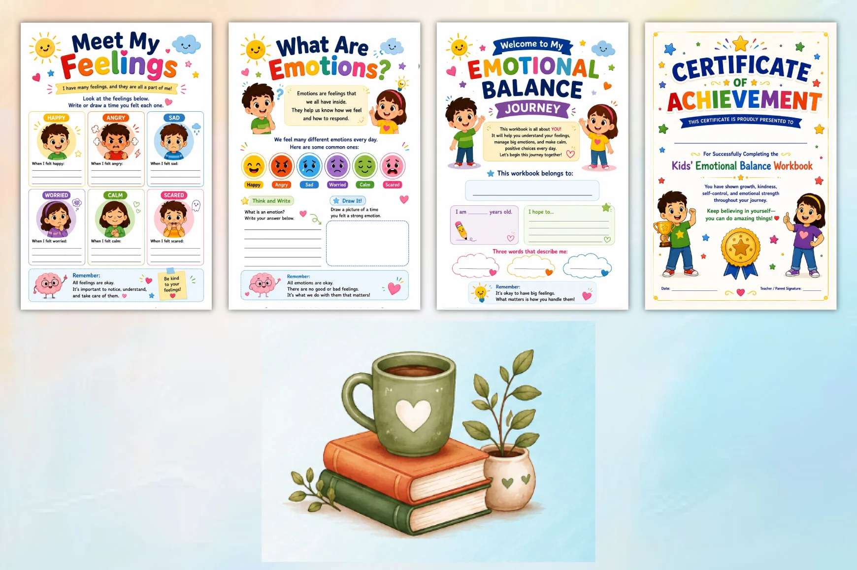 Kids Emotional Balance Workbook - Image 4
