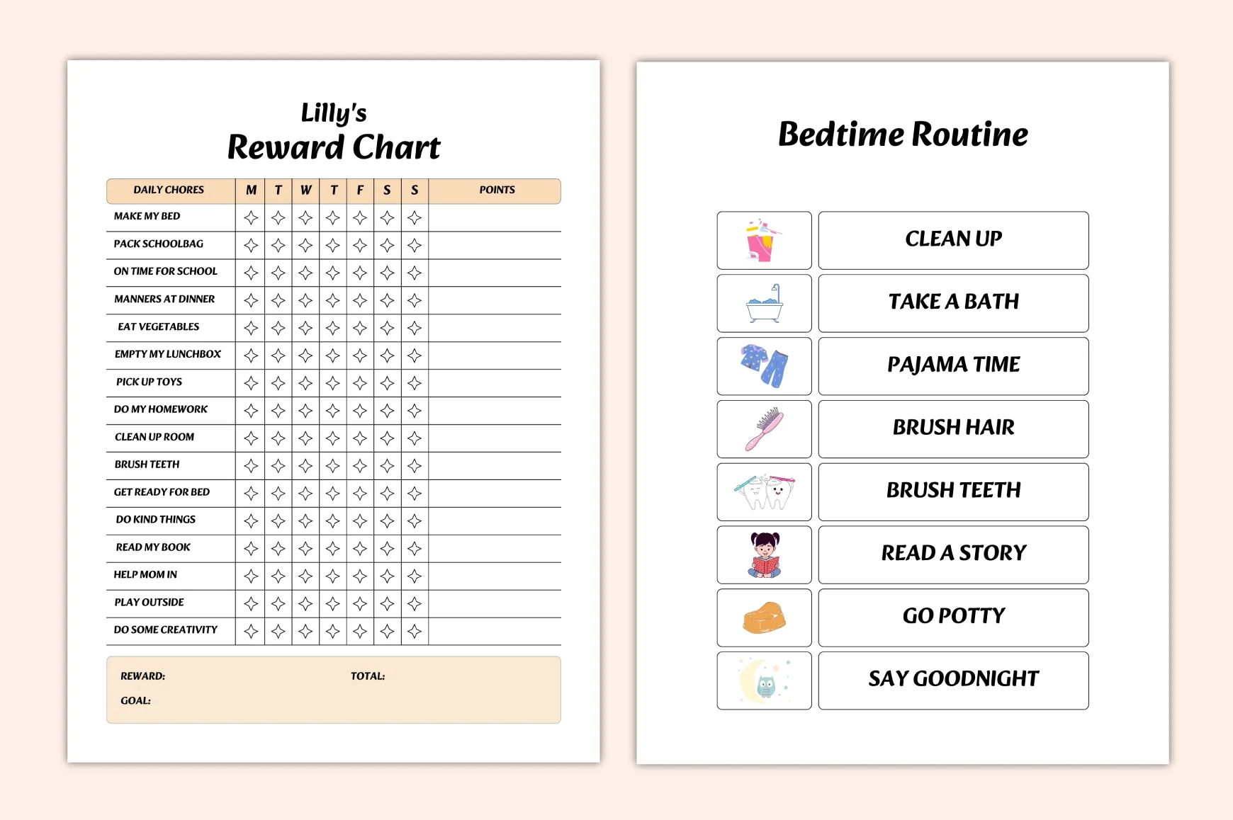 Kids Household Chore Chart Planner - Image 3