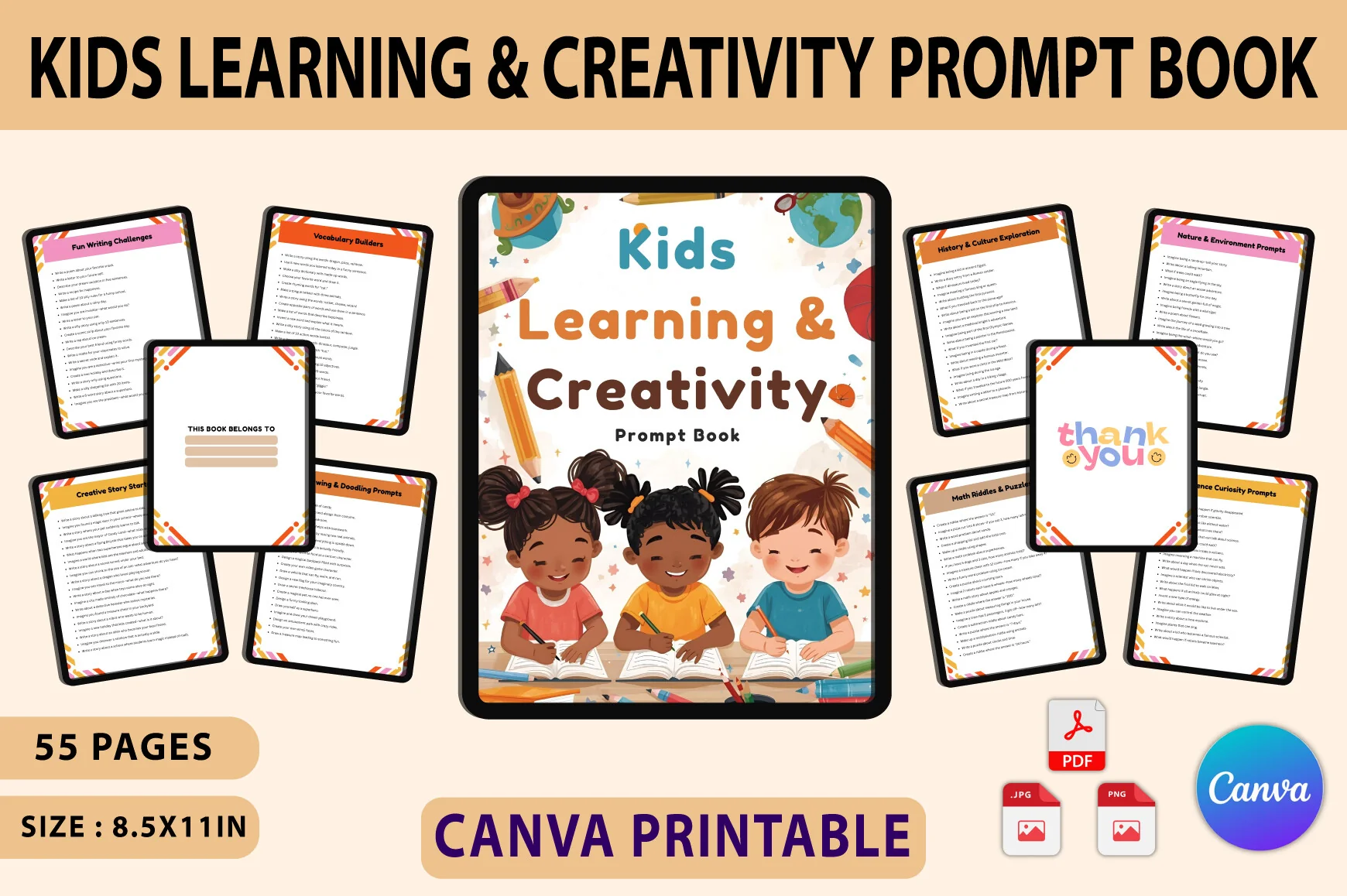 Kids Learning Creativity Prompts