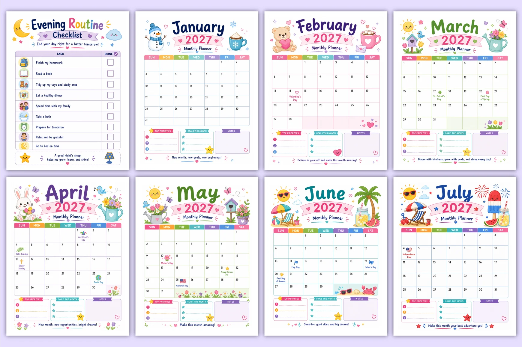 Kids Productivity Planner - Image 3