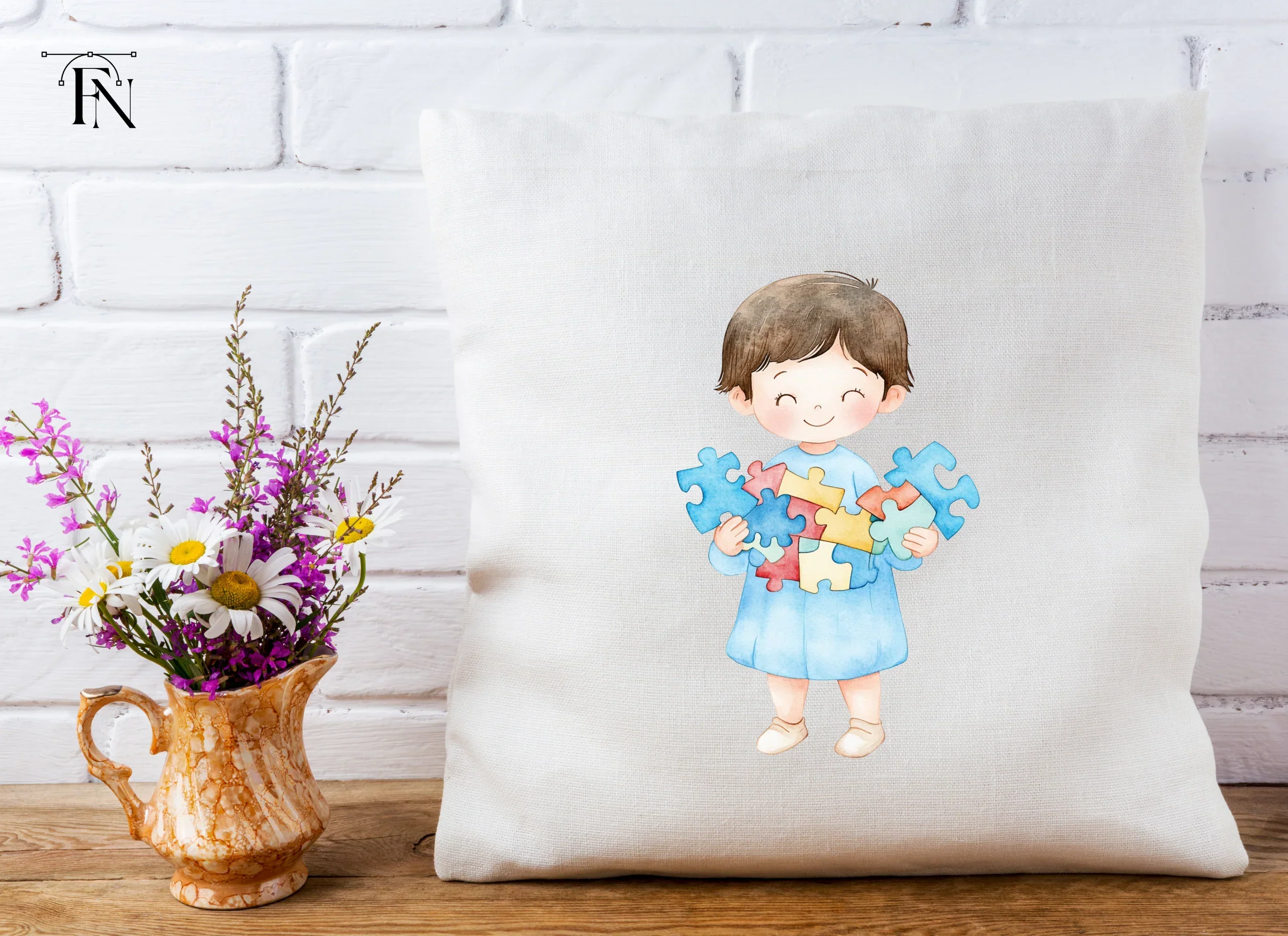 Kids Puzzle Pieces Clipart Bundle - Image 5