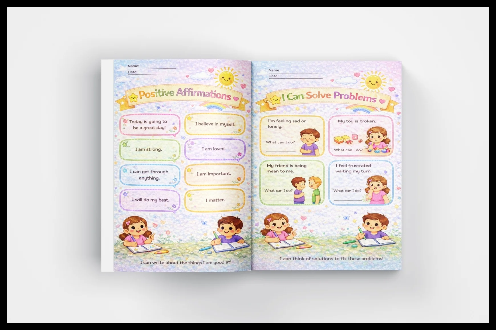 Kids' Self-Care Feelings Journal - Image 5