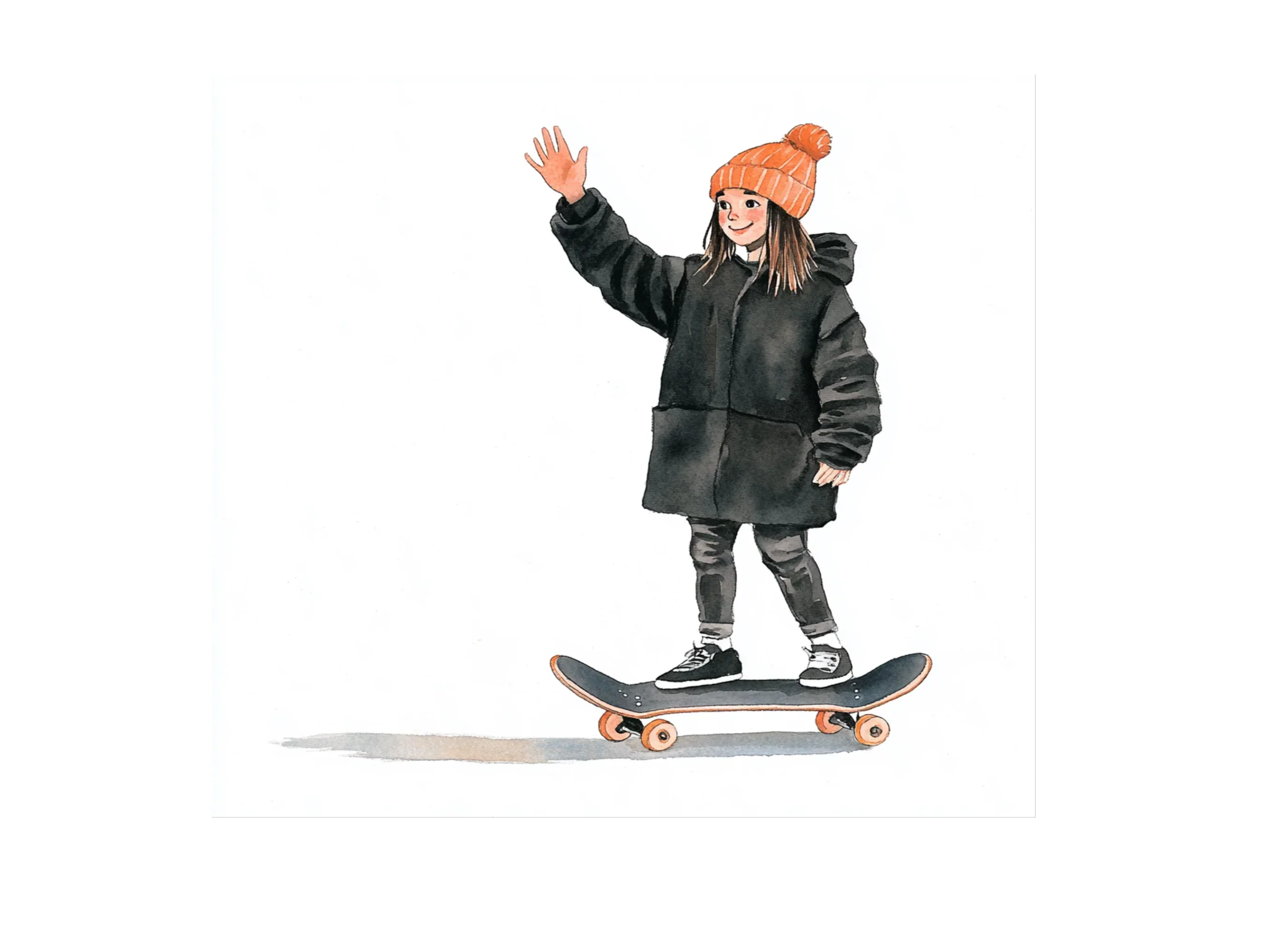 Kids Skateboard Clipart Bundle - Image 2
