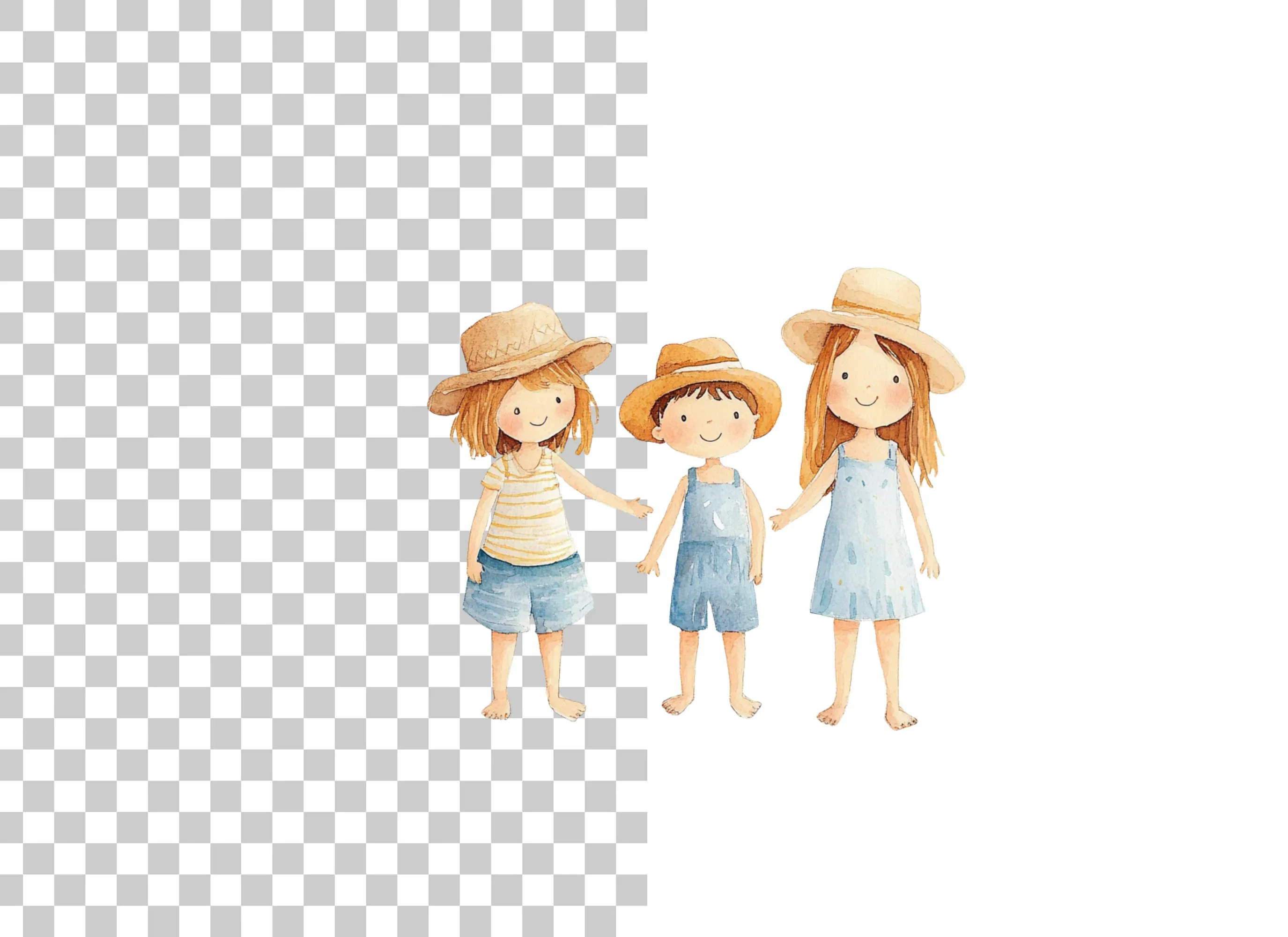 Kids Summer Beach Vacation Clipart Bundle - Image 6